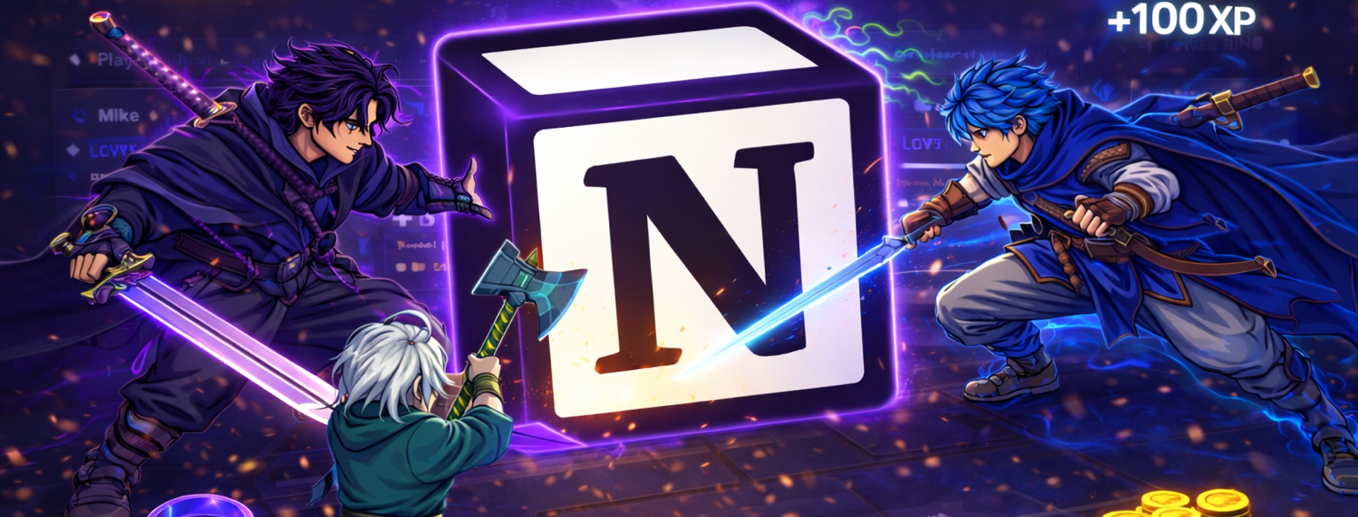 Turn Notion into a multiplayer productivity game