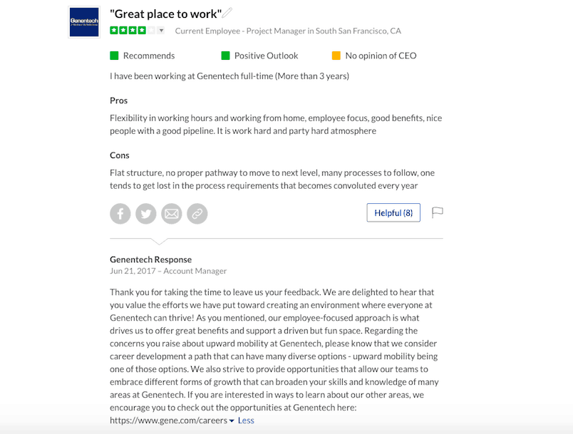 how to respond to employee reviews