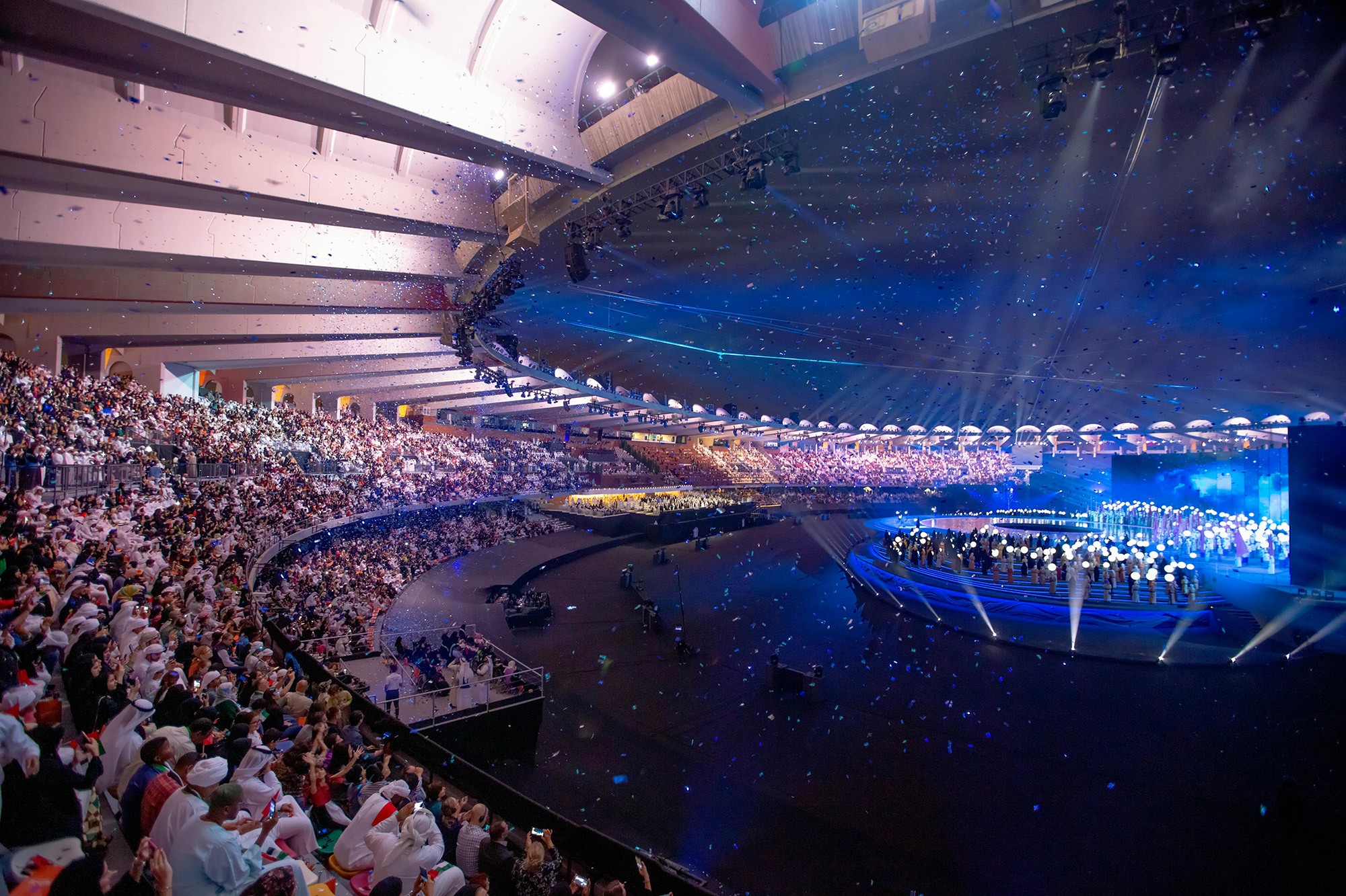 Big conference at the stadium