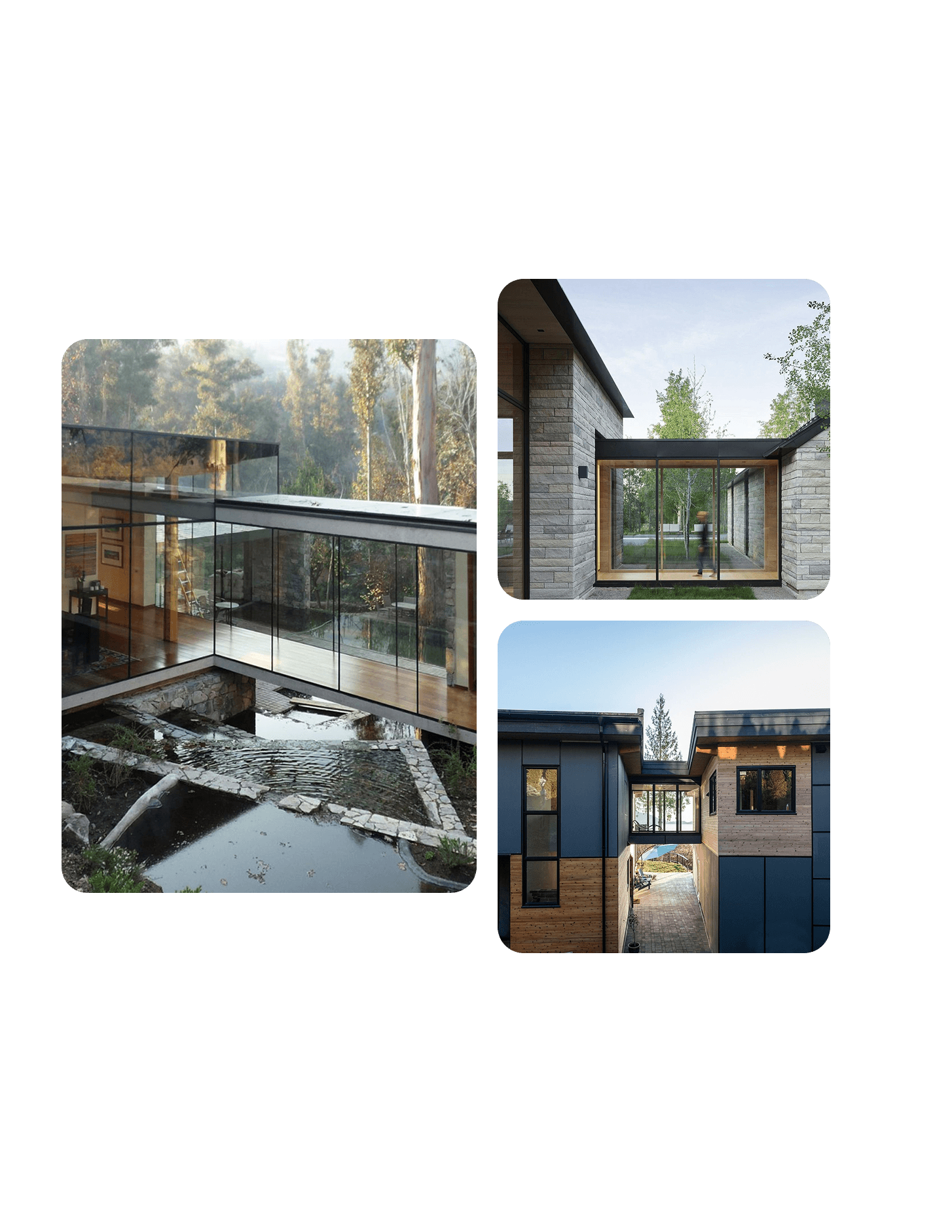 Two images of a house that show the Before it was fixed and the After of the fix and ready to be flipped.