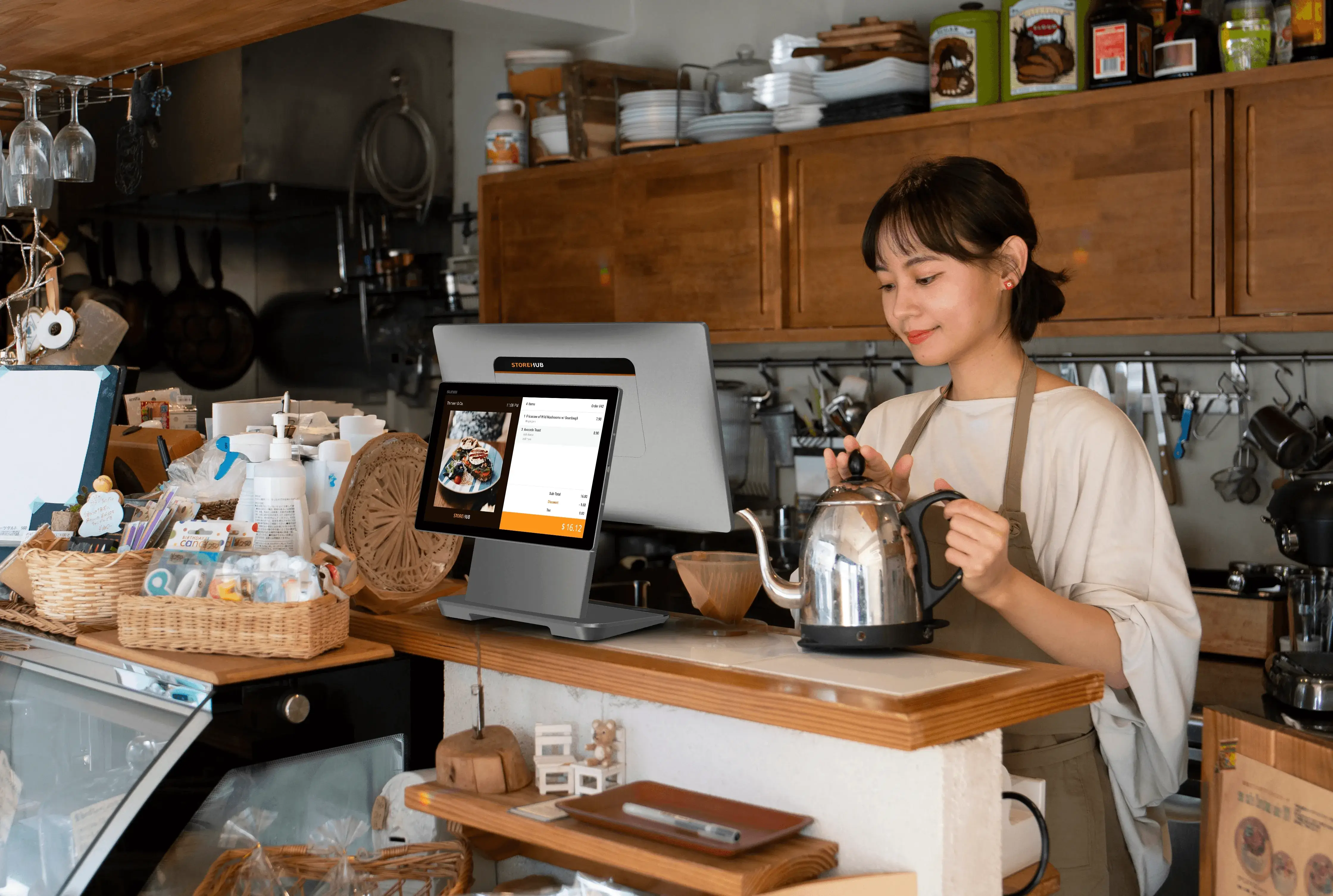 Cafe POS system in the Philippines managing takeaway orders, QR payments and digital wallets for coffee shops