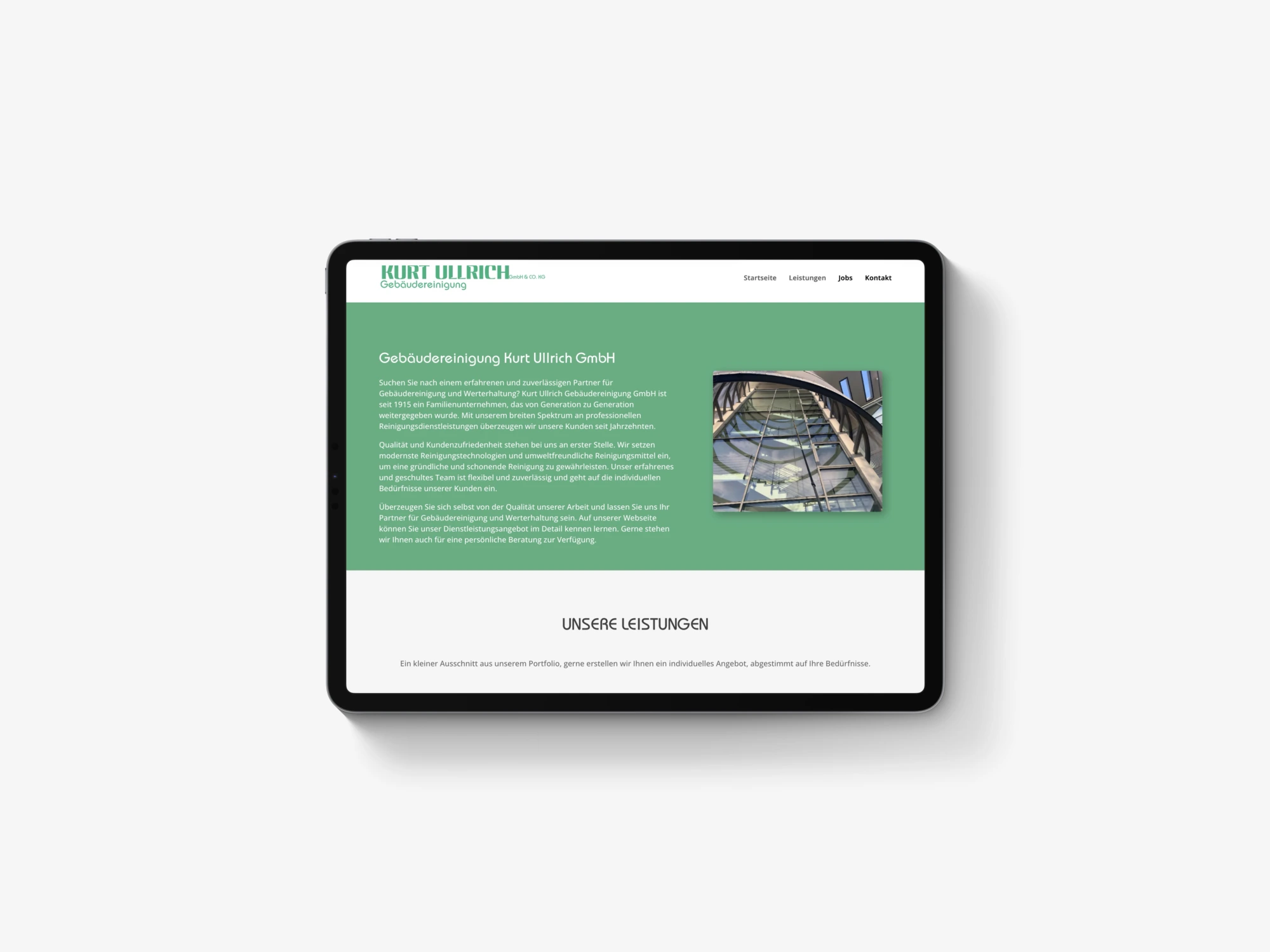 Kurt Ullrich Gebäudereinigung Showcase