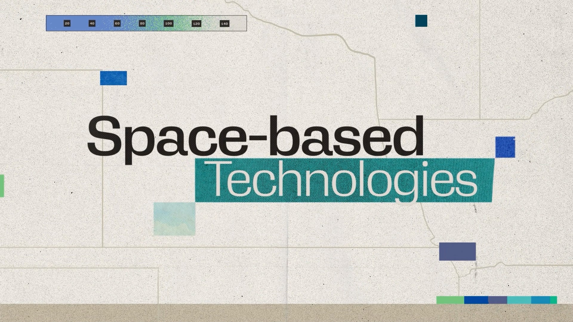 A vibrant 3D animation of 3D models floating in Dubai next to Burj Khalifa