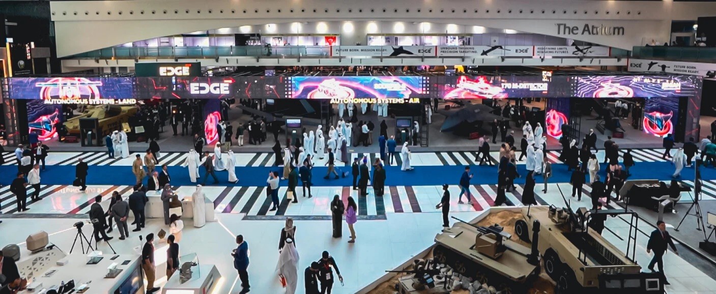 overview shot of the displays for edge at adnec image 2