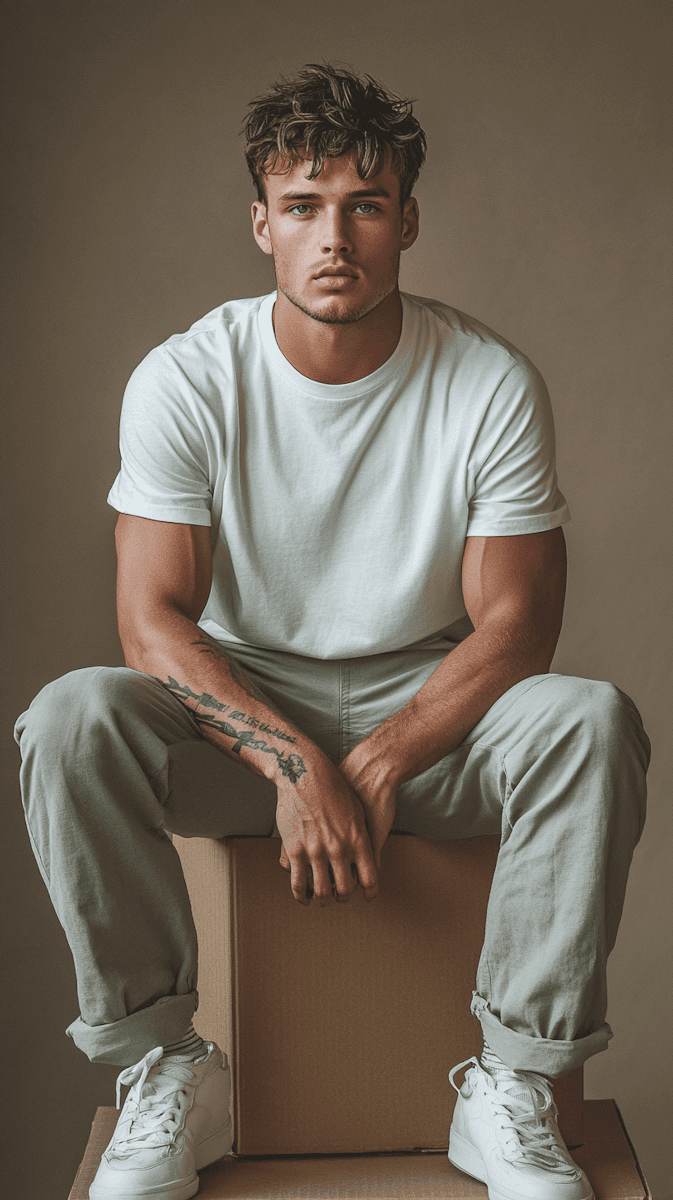 White man