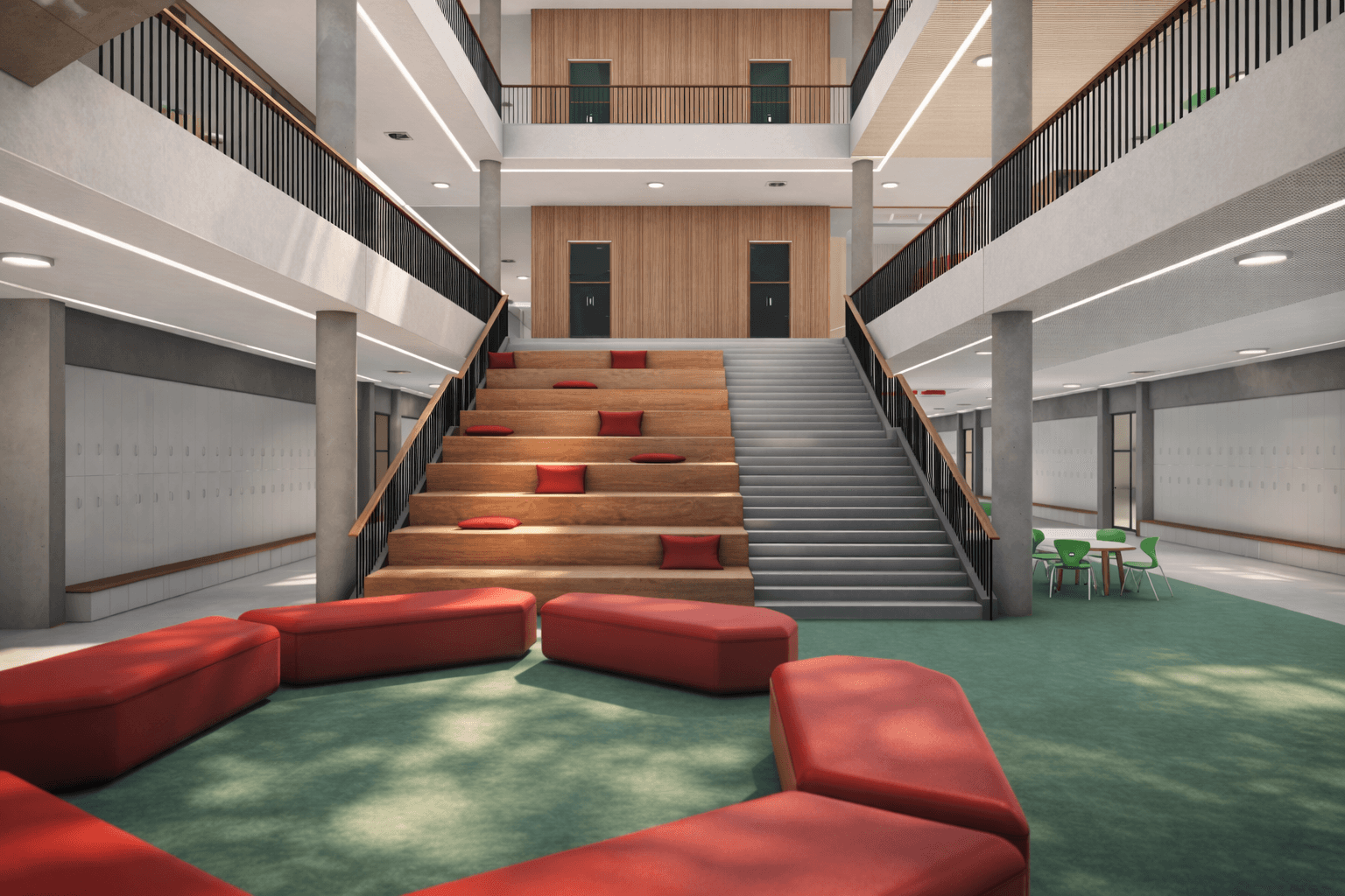 Houfek aplikace - vstup do haly