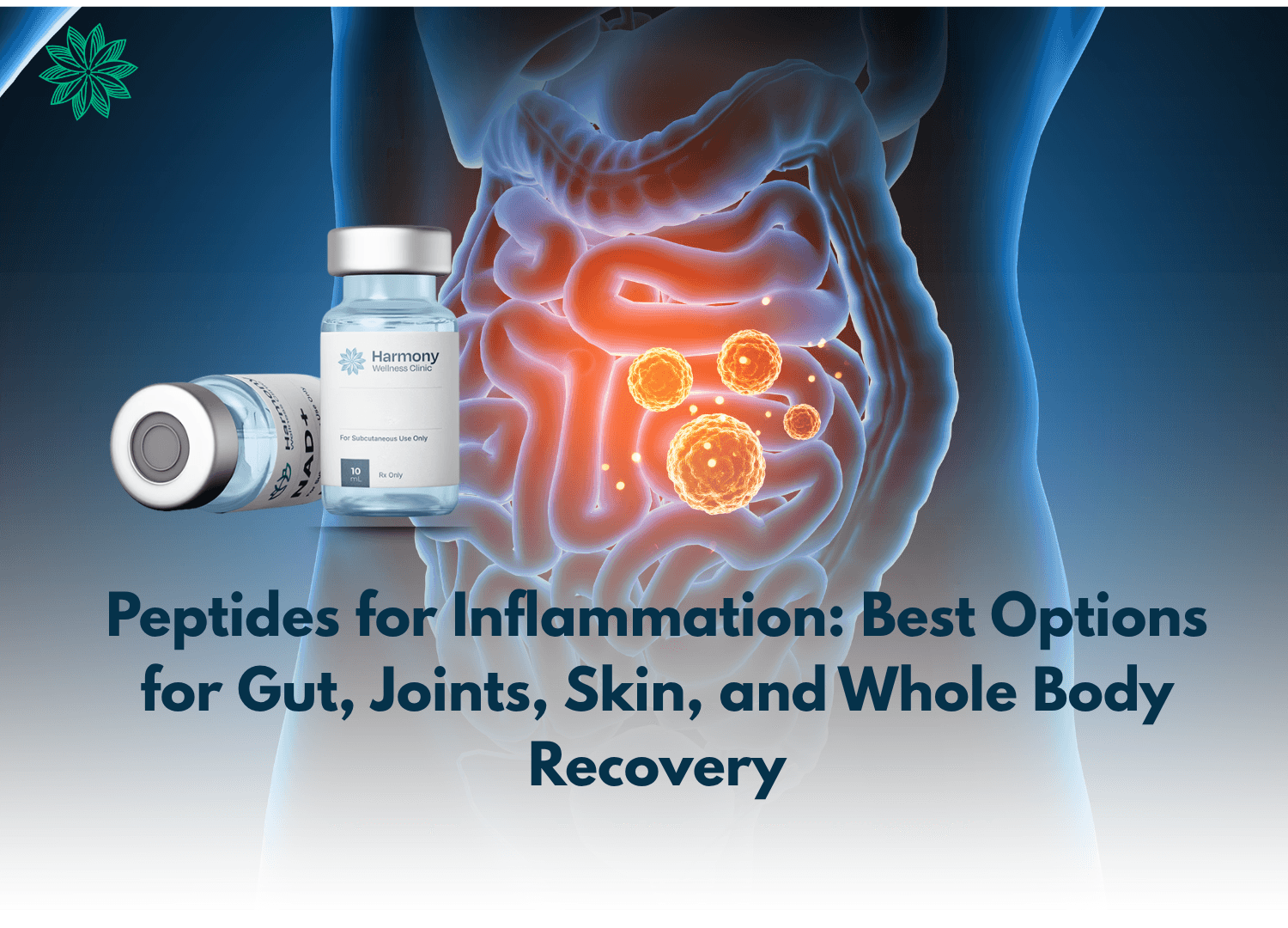 peptide therapy for inflammation and recovery during a virtual consultation.