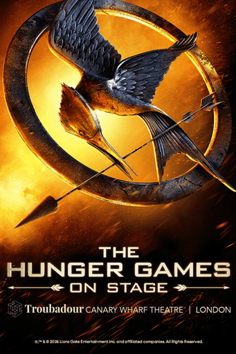The Hunger Games On Stage at the custom built theatre Troubadour Canary Wharf in London