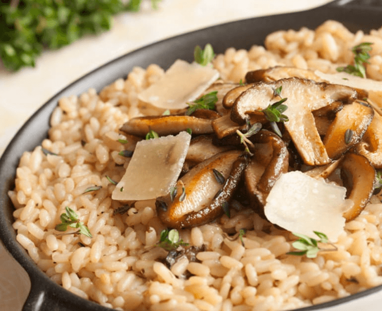 Wild Mushroom Risotto Photo