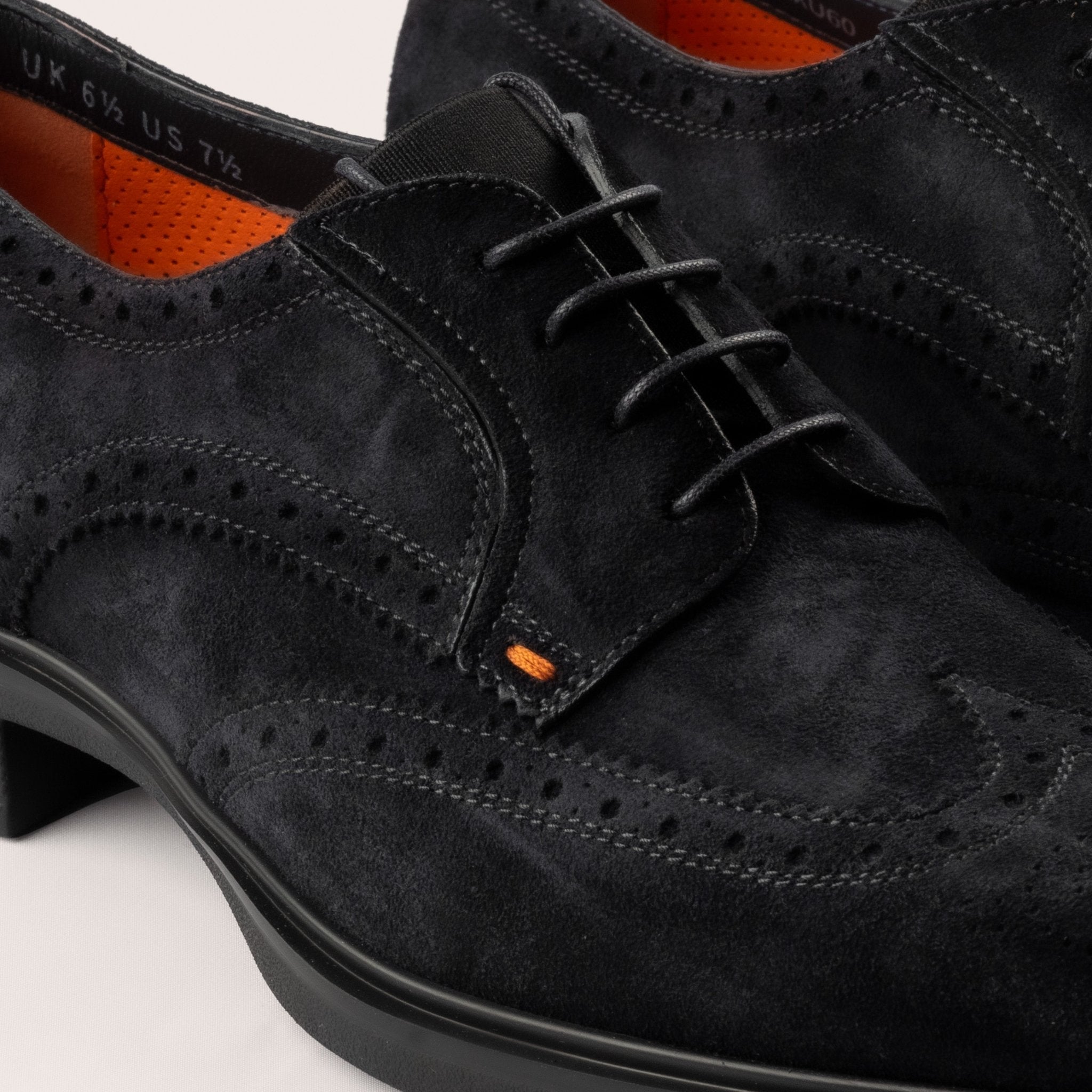 Men's blue lightweight Brogues - Mandelli UK