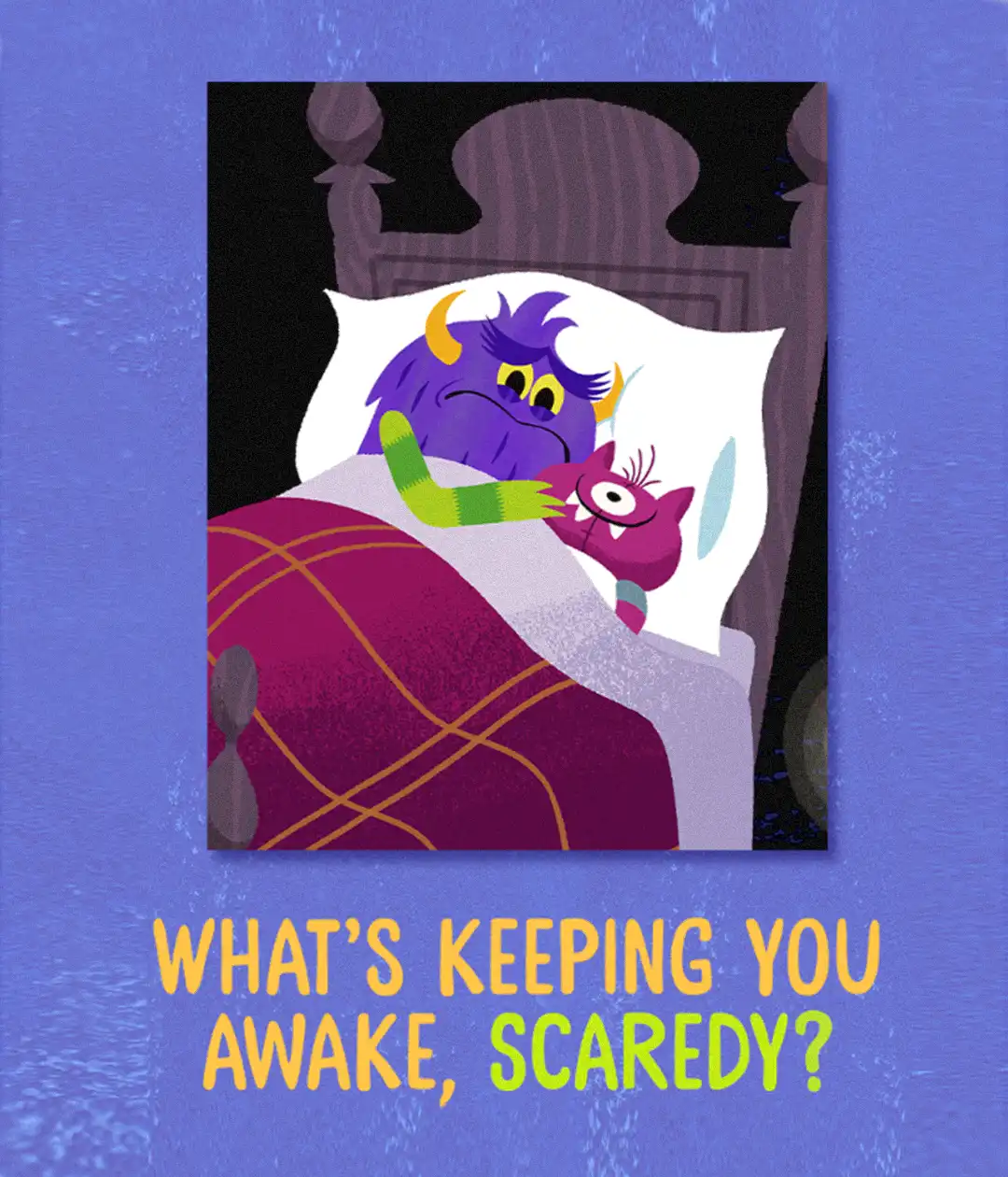 epic scaredy monster card