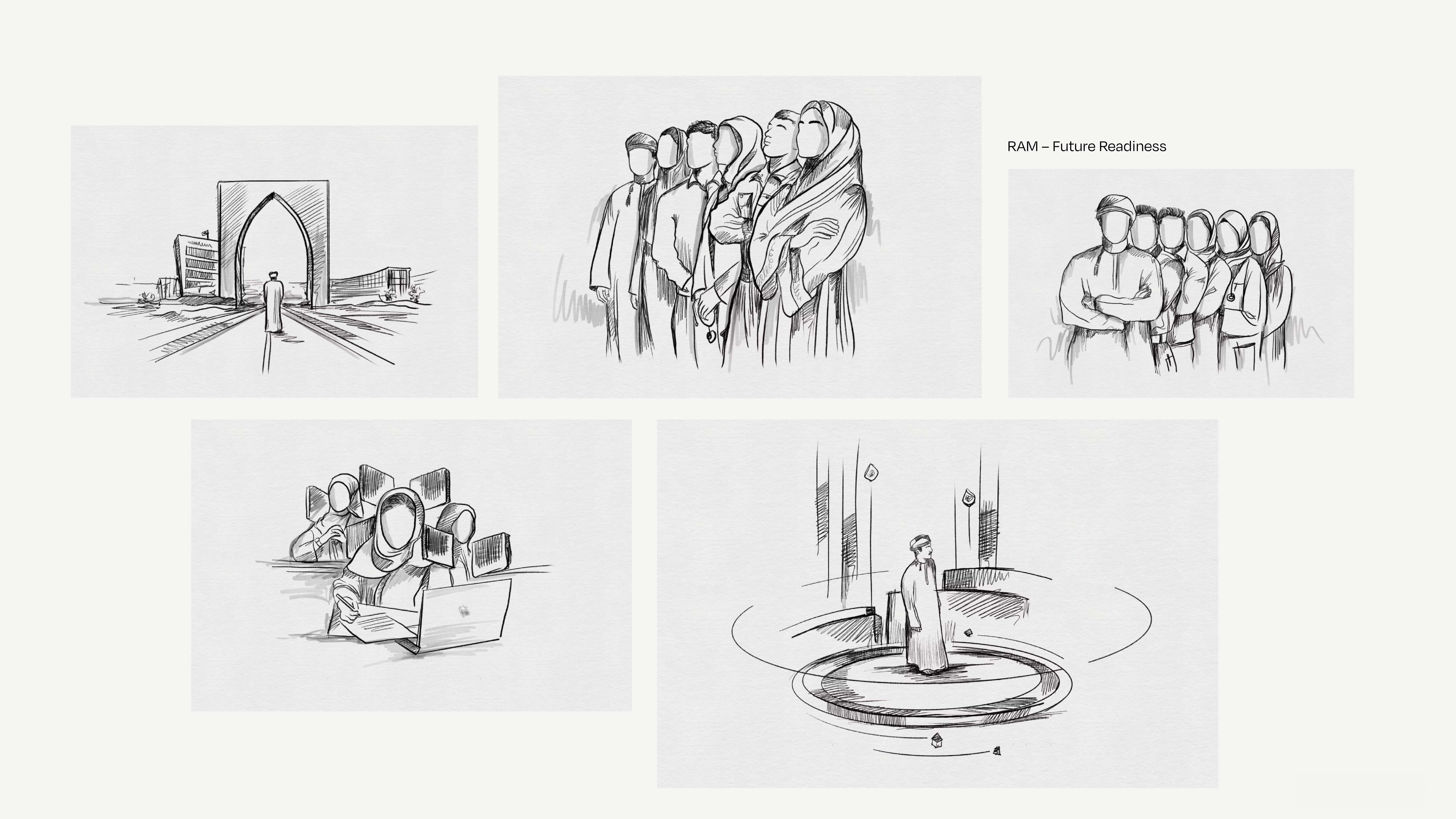 Floral pattern with red berries and green leaves