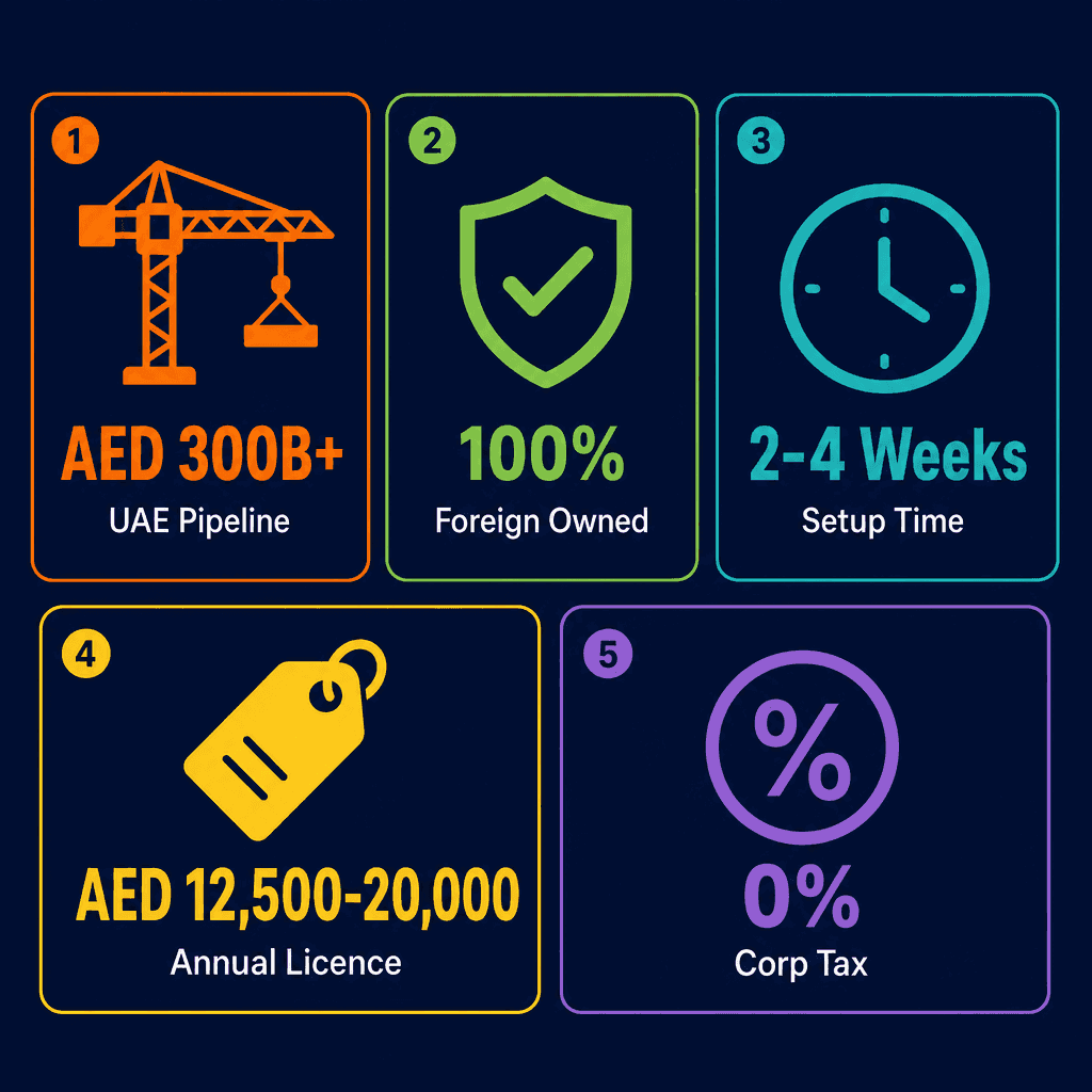 Infographic: Bricks Making Equipment Trading License in Dubai