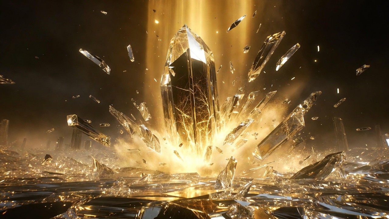 Chaotic streams of data converging into structured context, representing the shift from data overload to AI-driven clarity