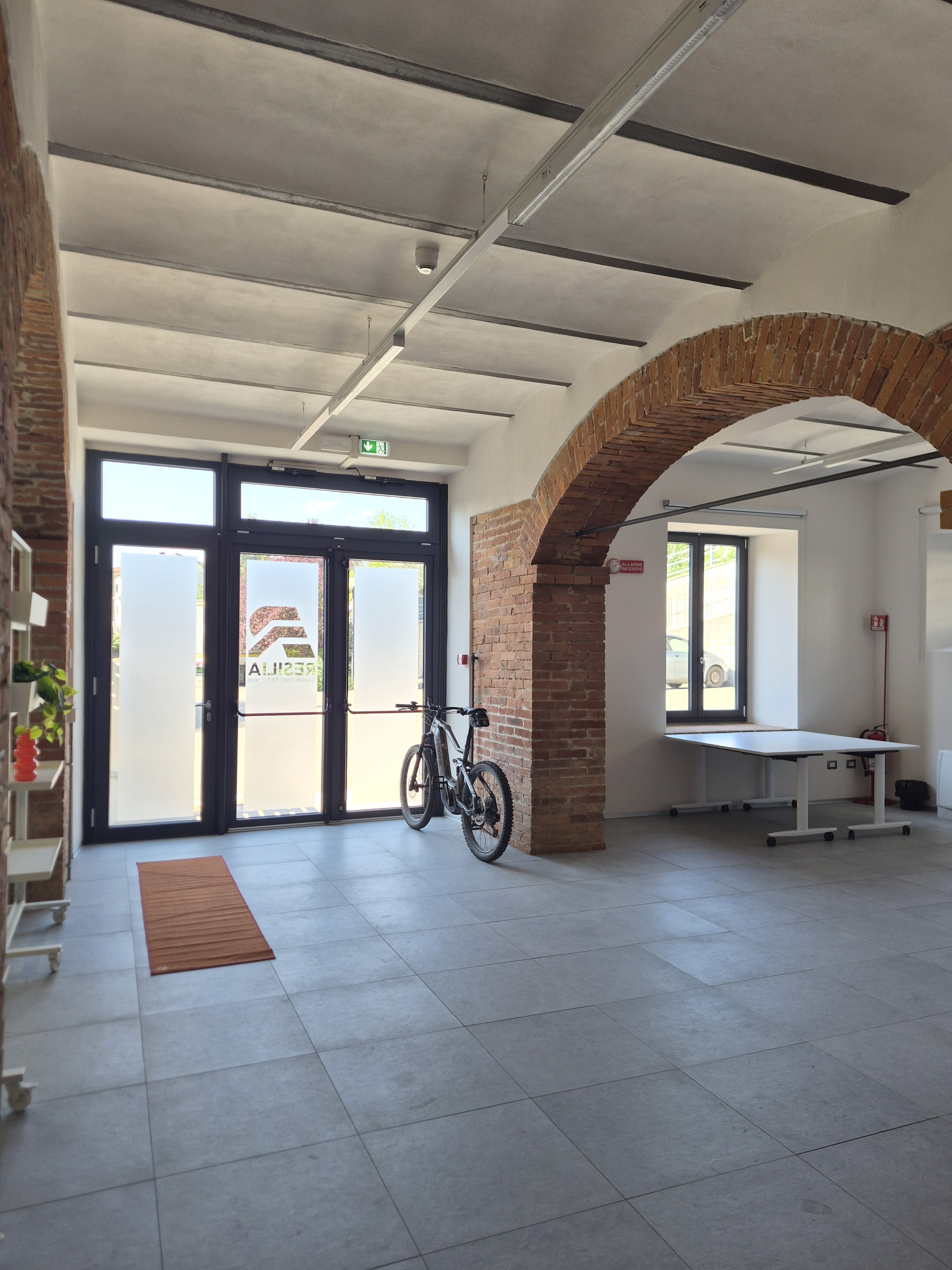 Reception e ingresso del Casentino Tech Hub