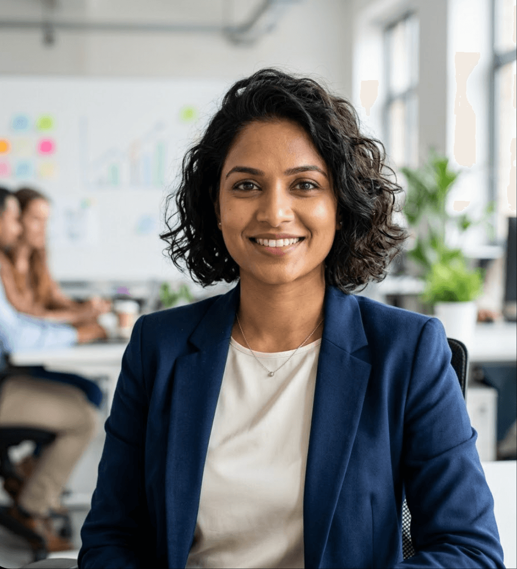 營運經理描述如何在20分鐘內建立部門組織圖以供團隊分享