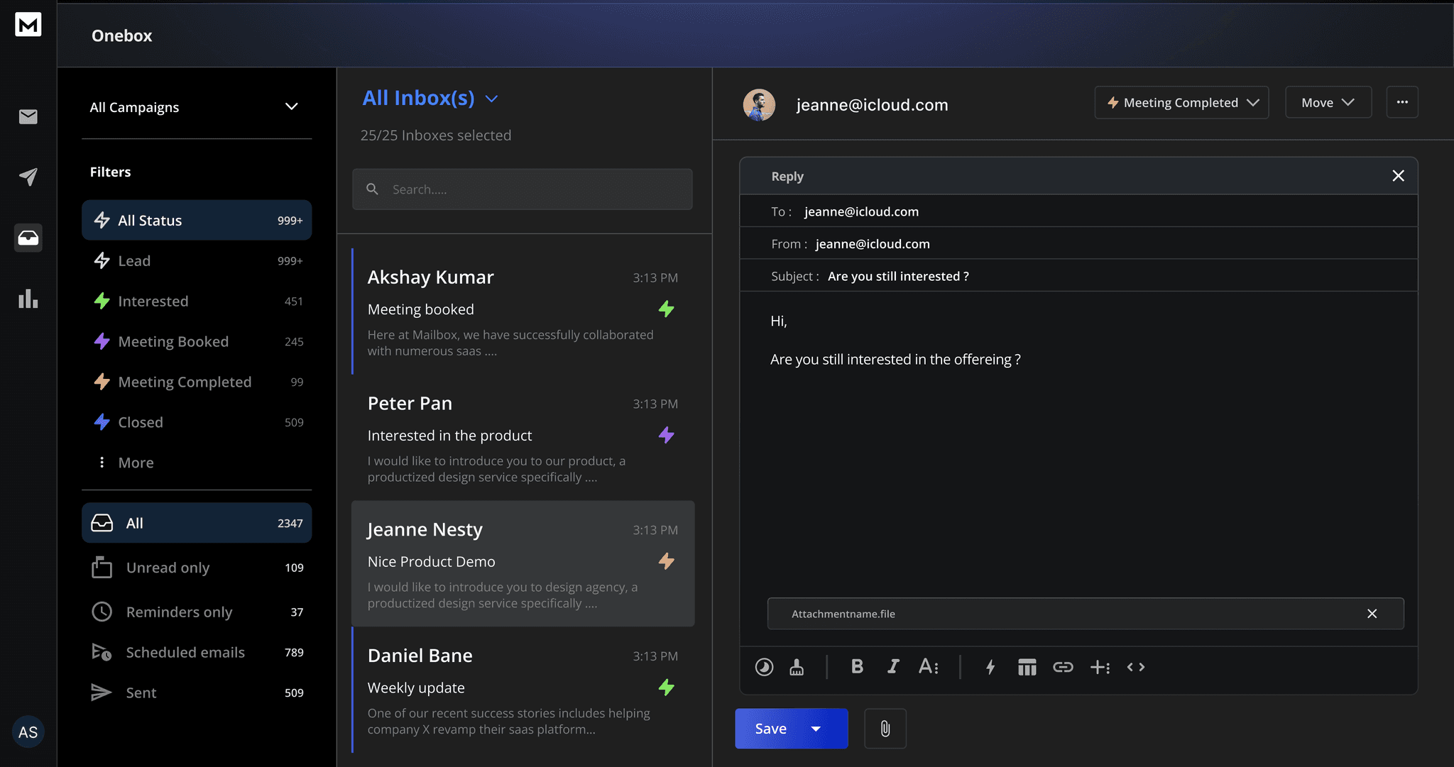 ReachInbox - AI to send cold emails that land directly in the Inbox