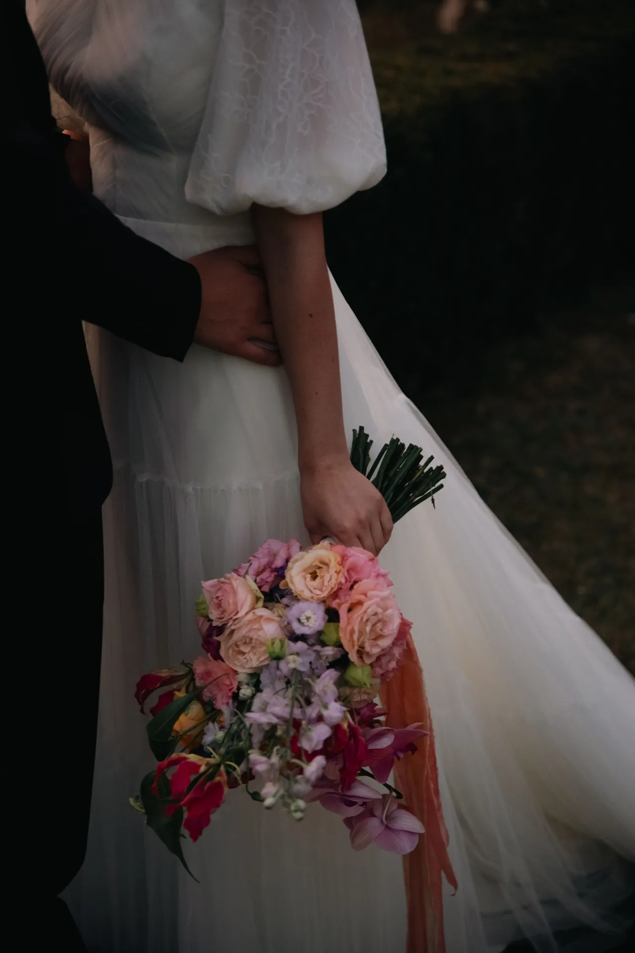 woman in white wedding dress