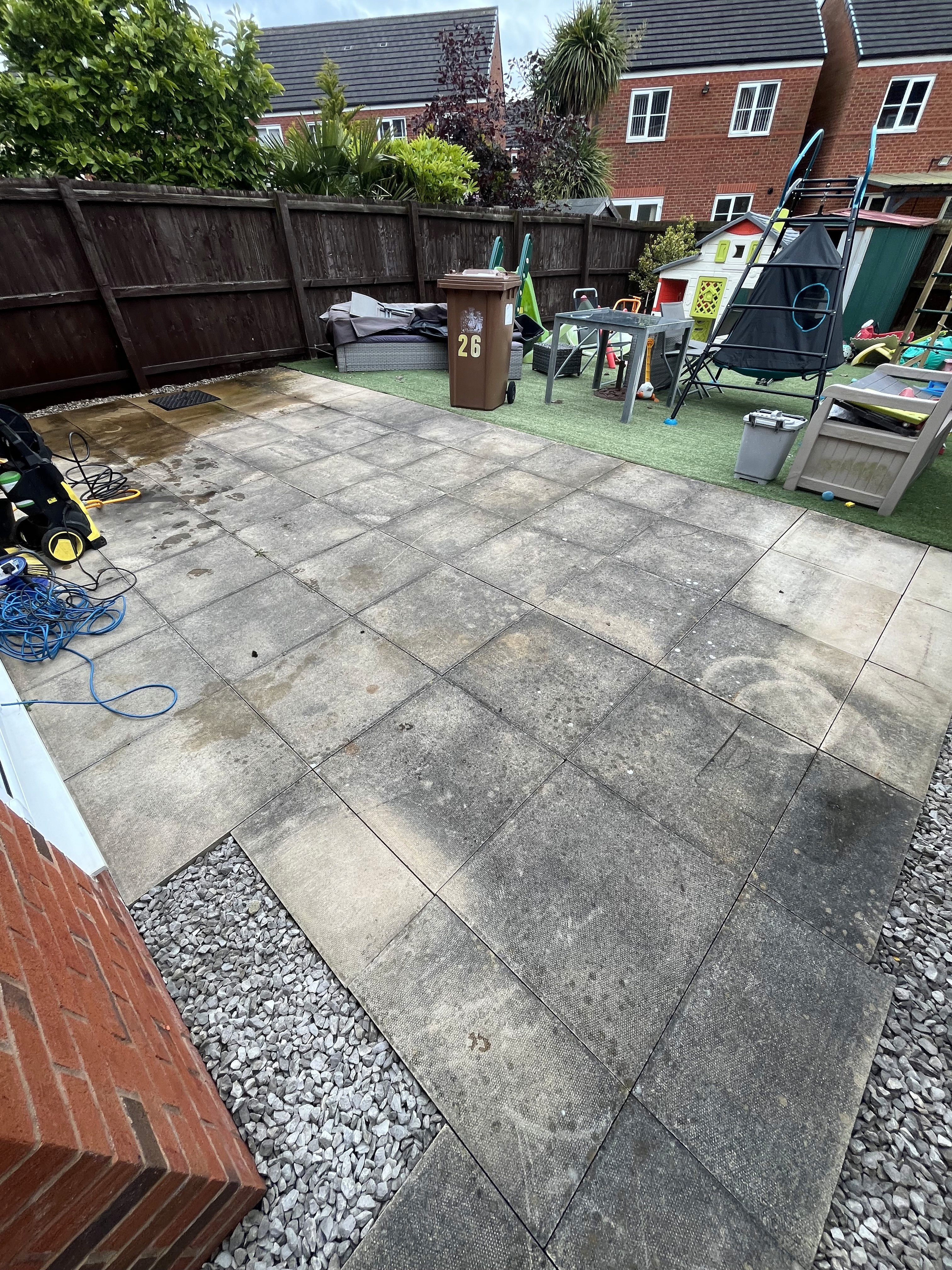 Jet Washing before