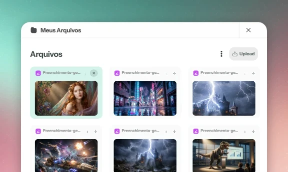 Acesse seus arquivos organizados