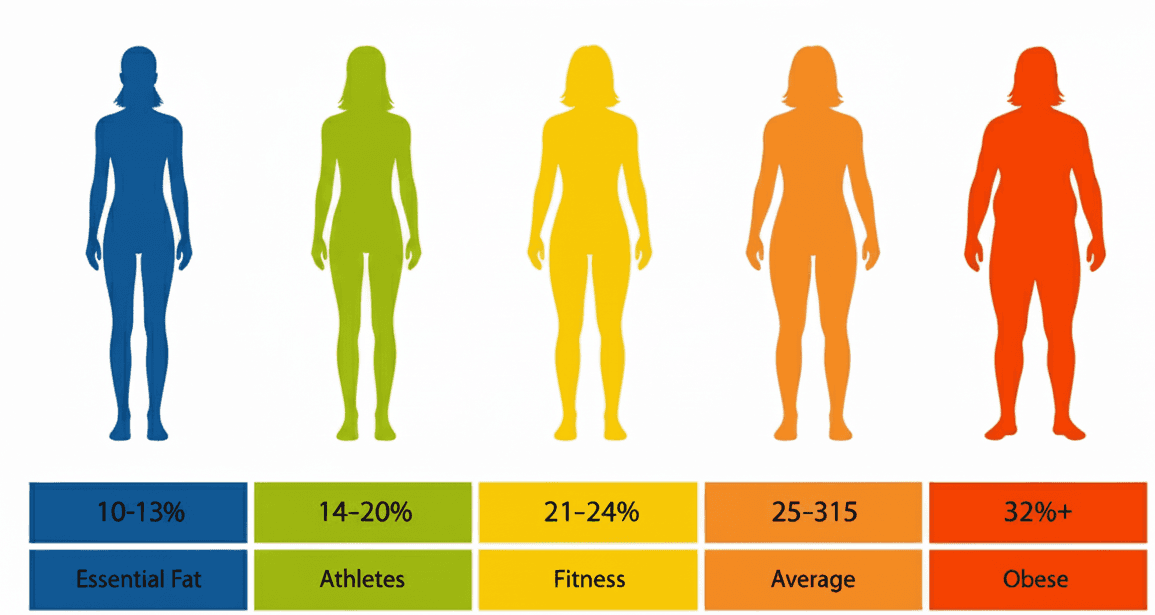 body fat - Female body fat percentage