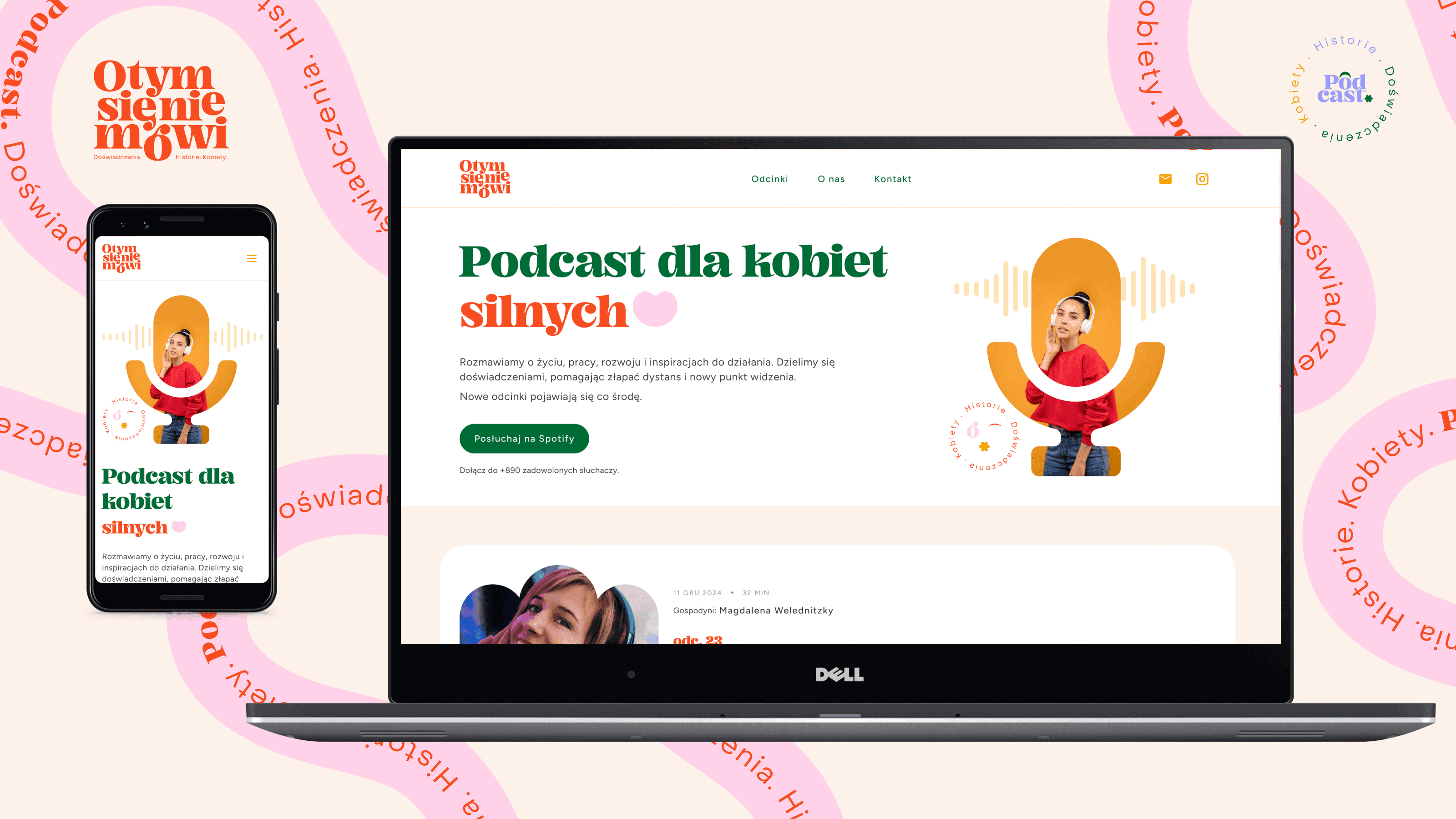 Landing Page for Polish Podcast