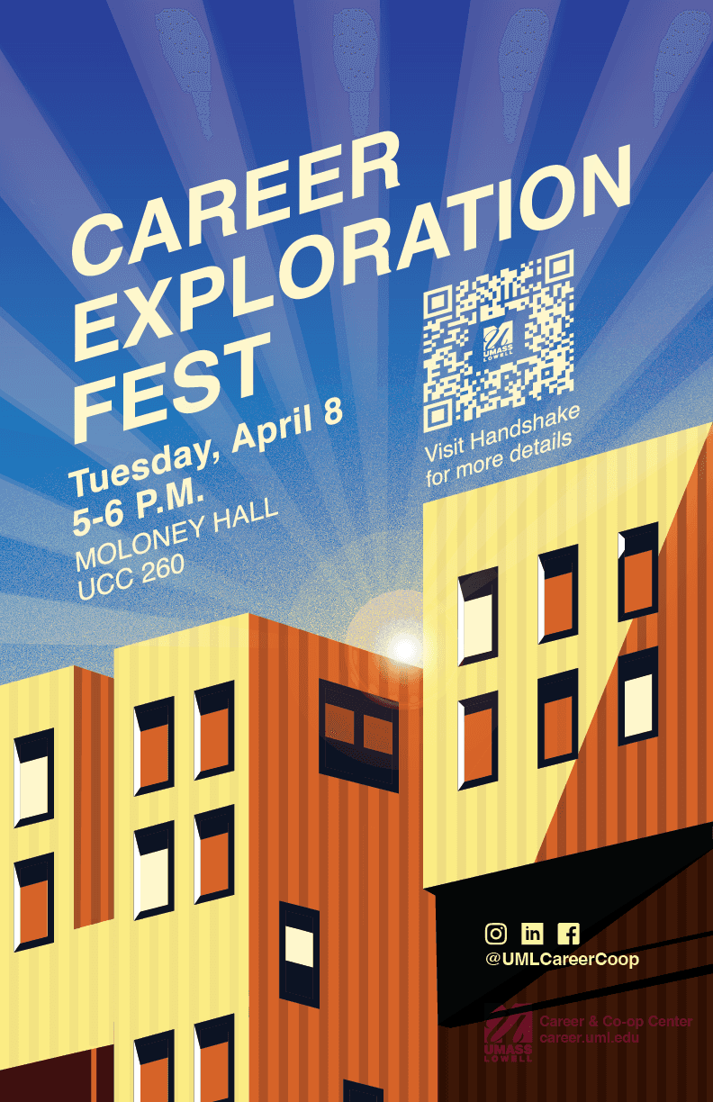 Spring career fair poster, Career Exploration Fest
