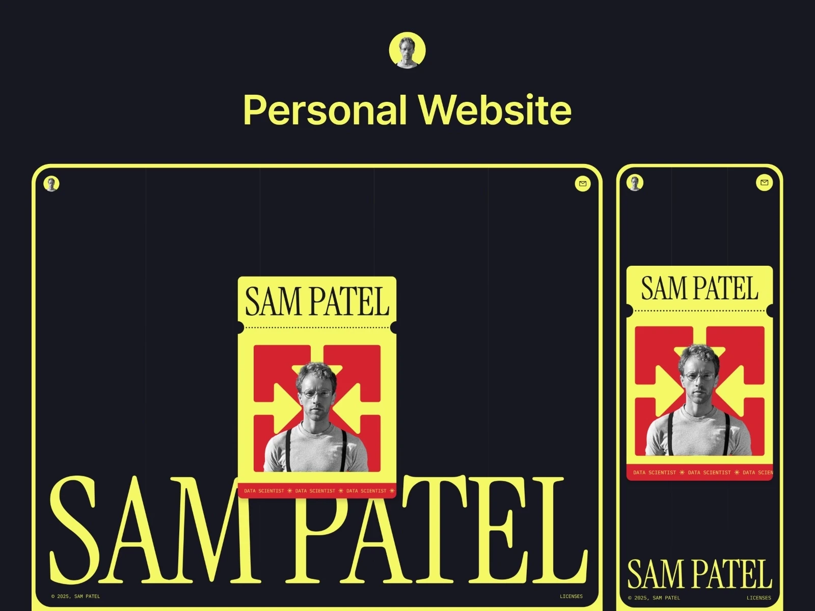 Close-up of a woman with golden light patterns and red bokeh.