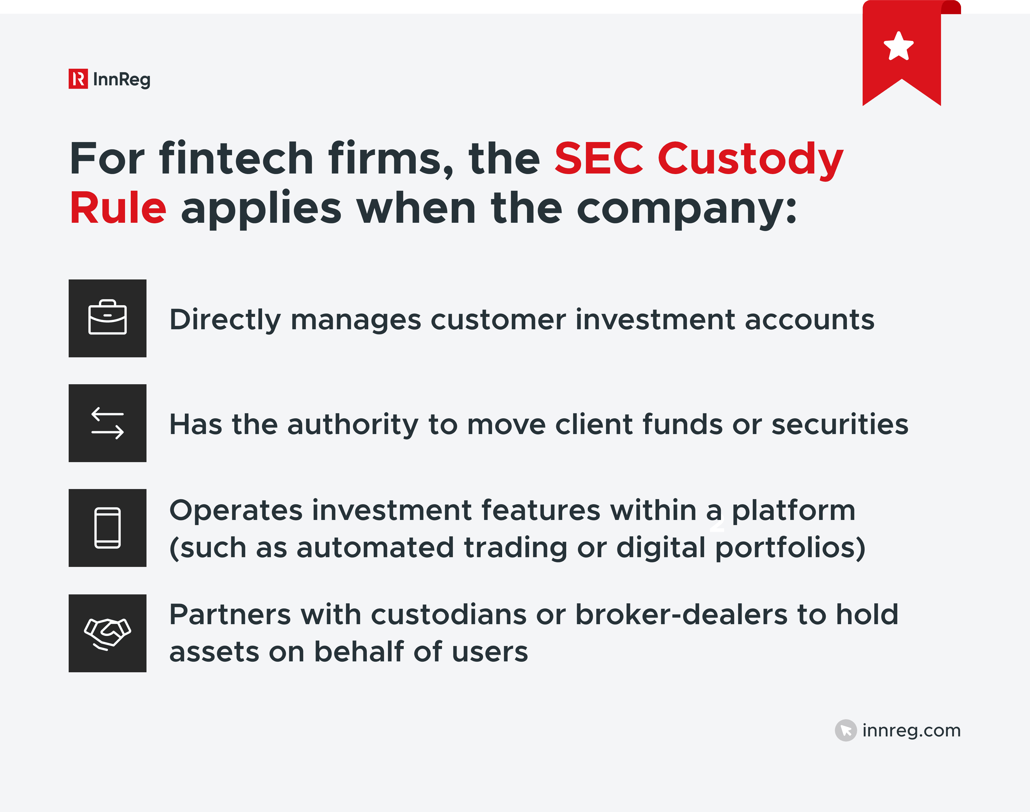 SEC Custody Rule Application