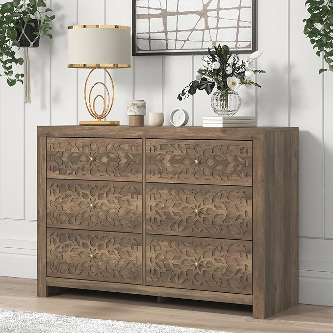 Knotty oak dresser – A stylish and functional furniture piece, perfect for any modern home.