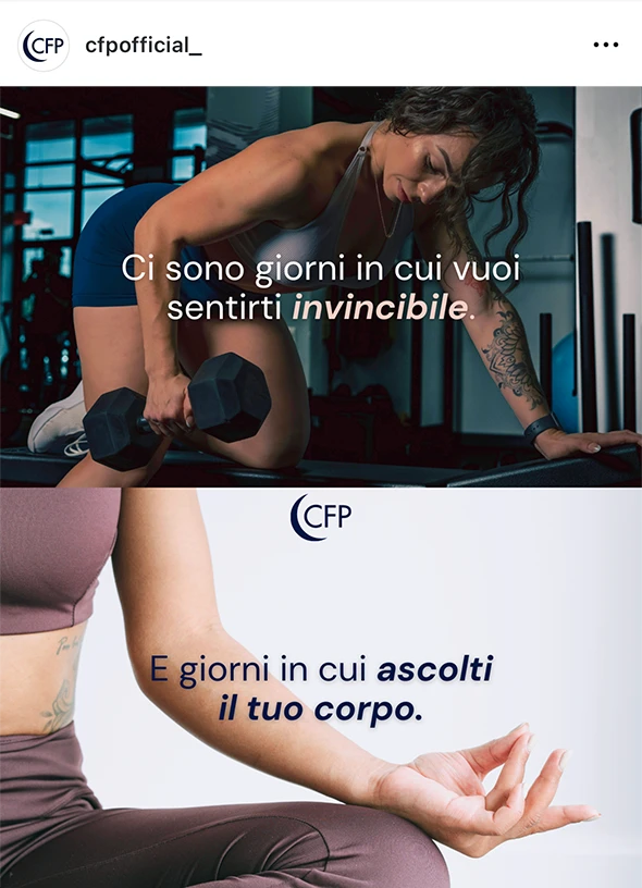 Visual e copy per i social di IGI AMA realizzati da Aura Studio di Genova: immagini, testi e grafiche coordinate per una comunicazione coerente e accattivante.