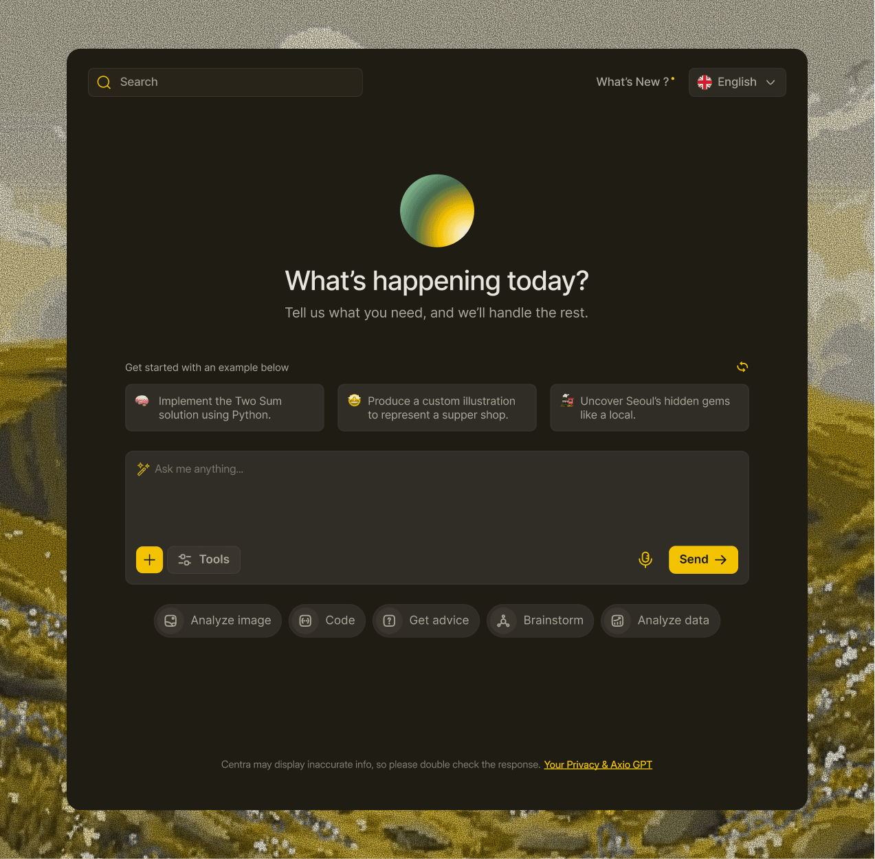 UI Card design for Saspo