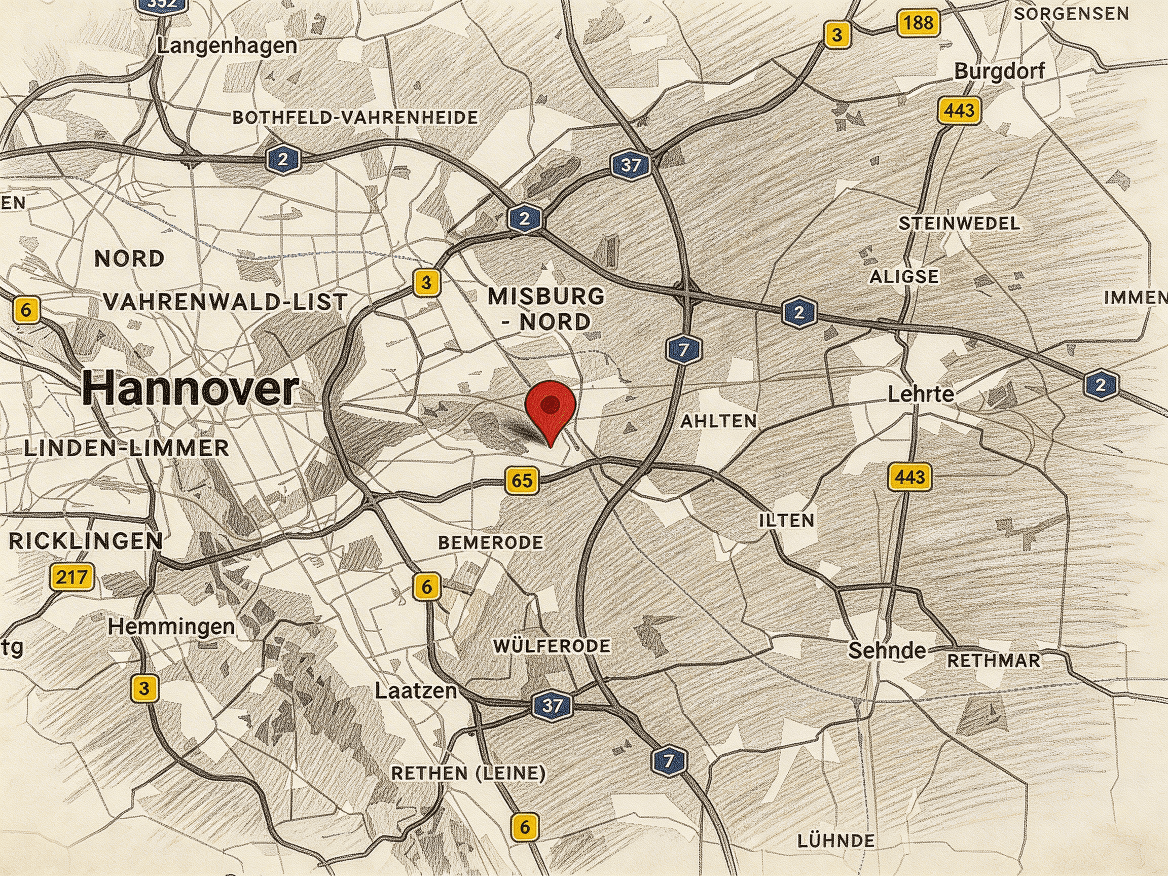 Kartenansicht des Standorts der Physiotherapiepraxis