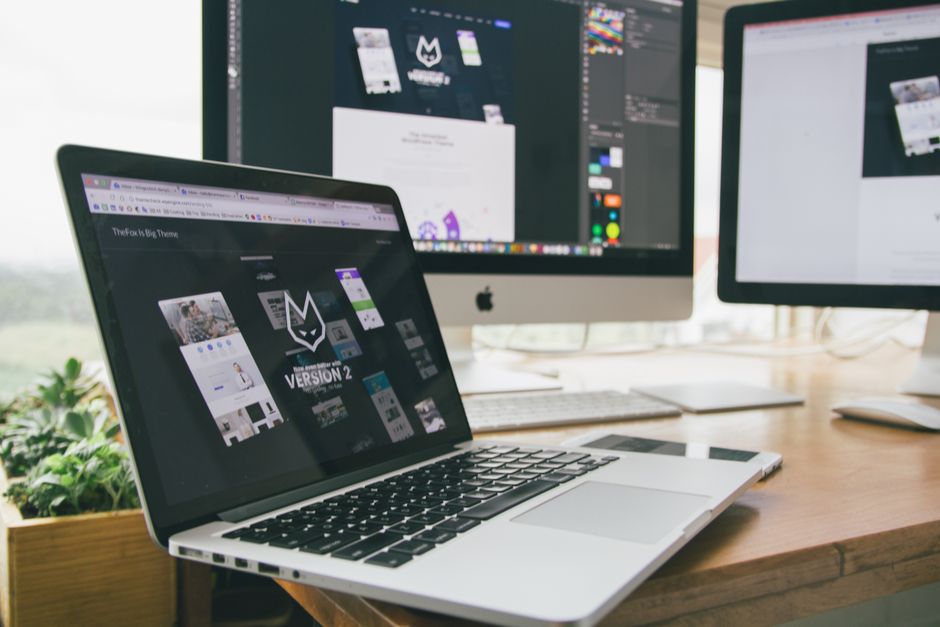 Minimalist website interface with ample white space