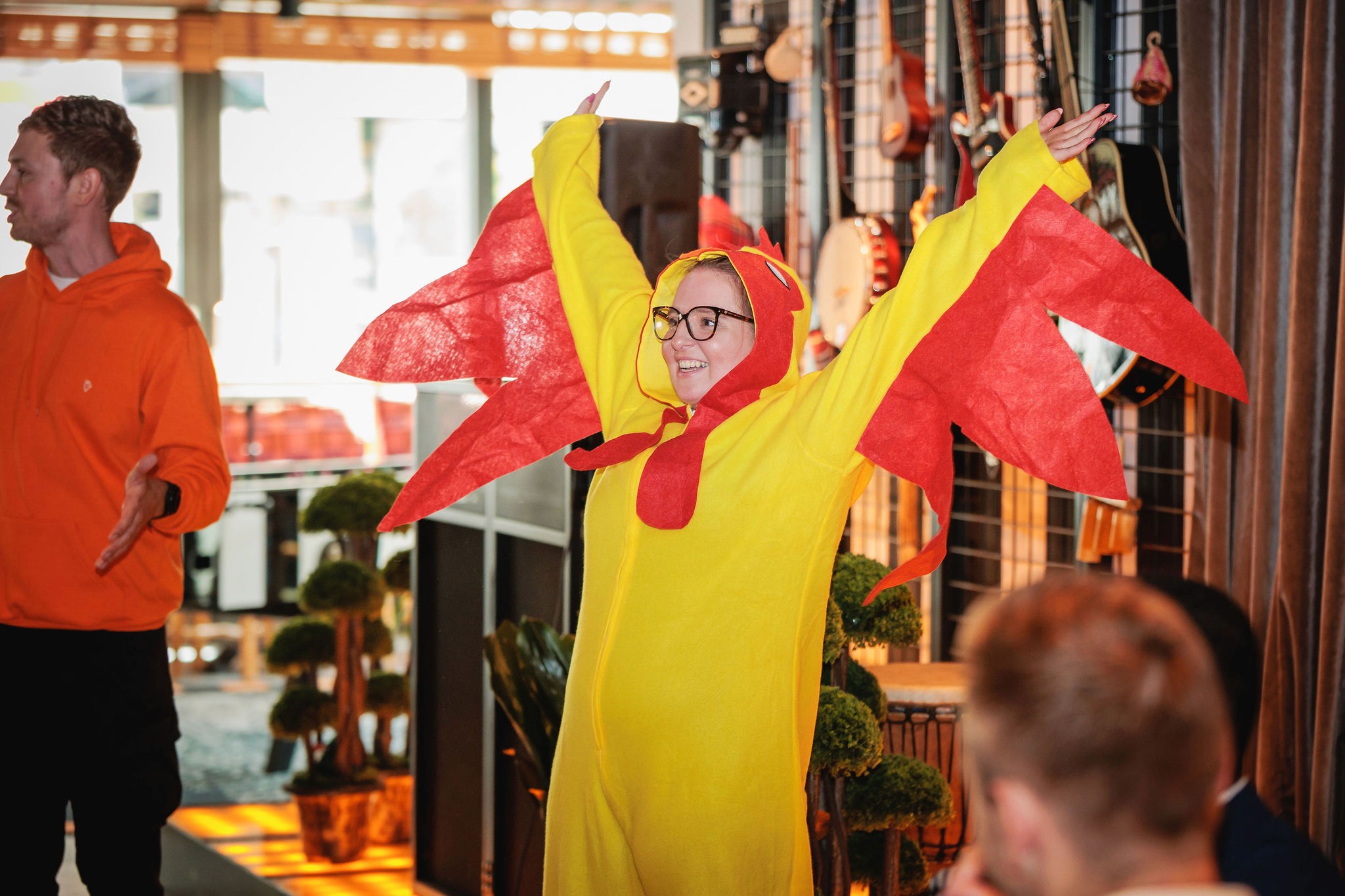 Snow-covered chalet venue for IQUW corporate ski event