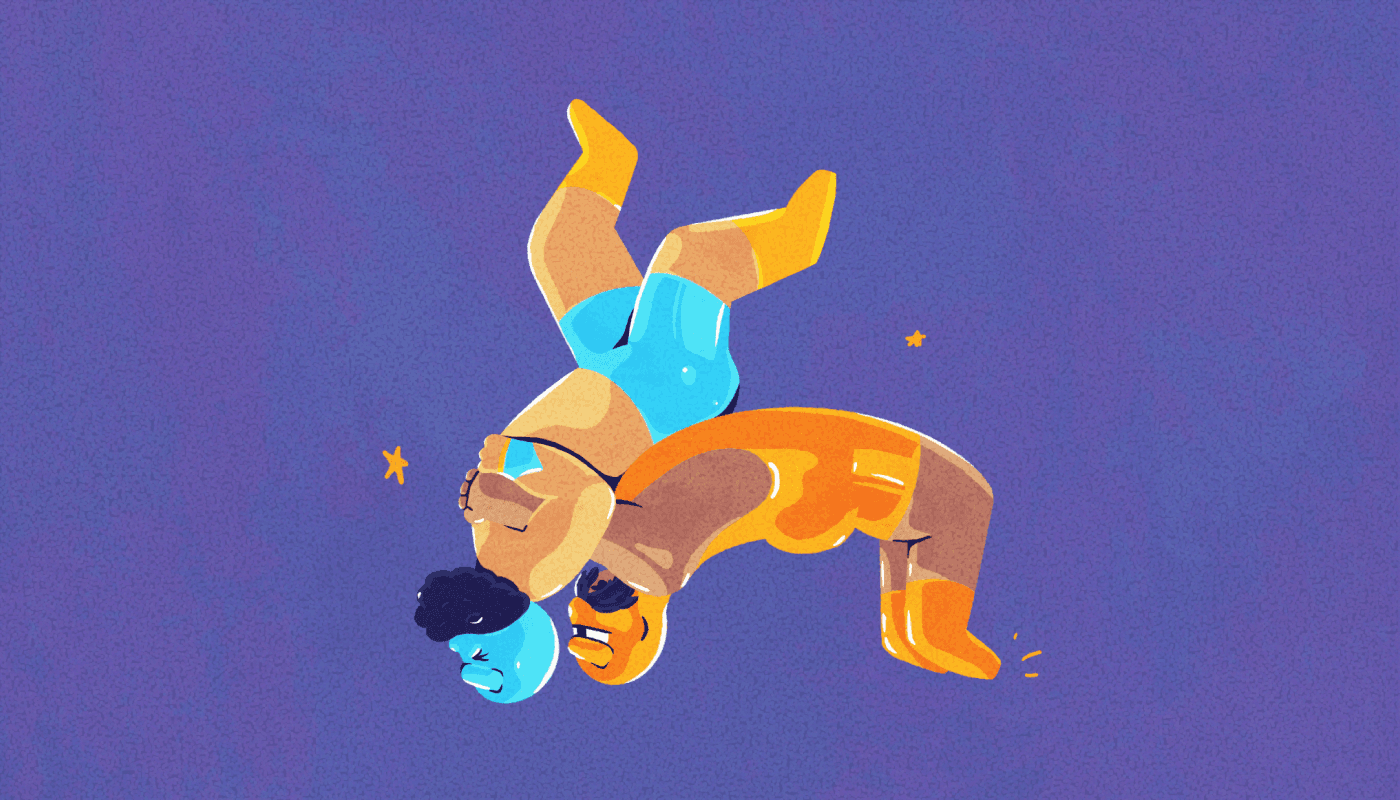 Wrestler suplex