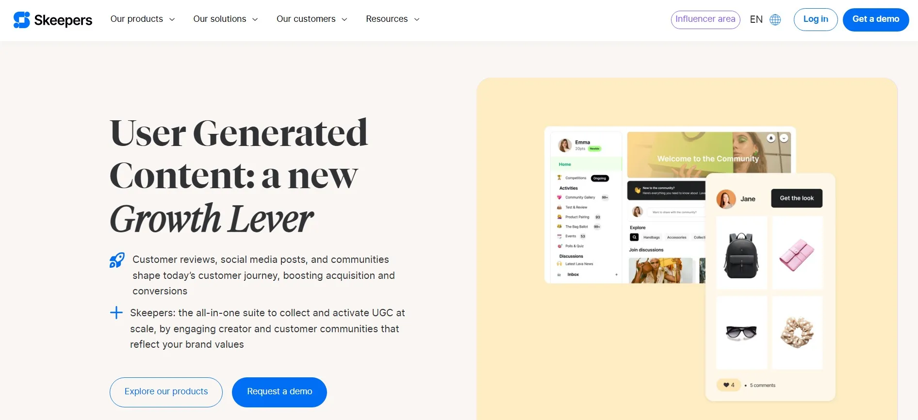 Skeepers UGC and reviews SaaS for ecommerce brands.