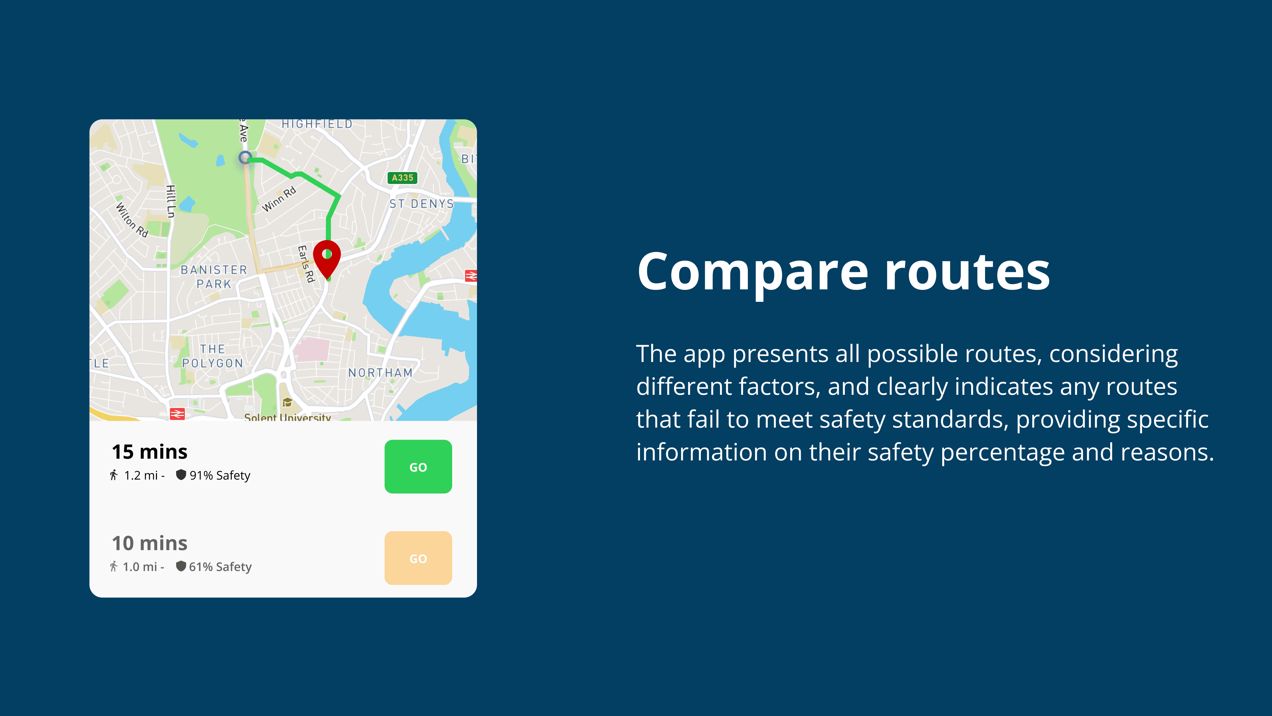 Routes Comparation Explanation