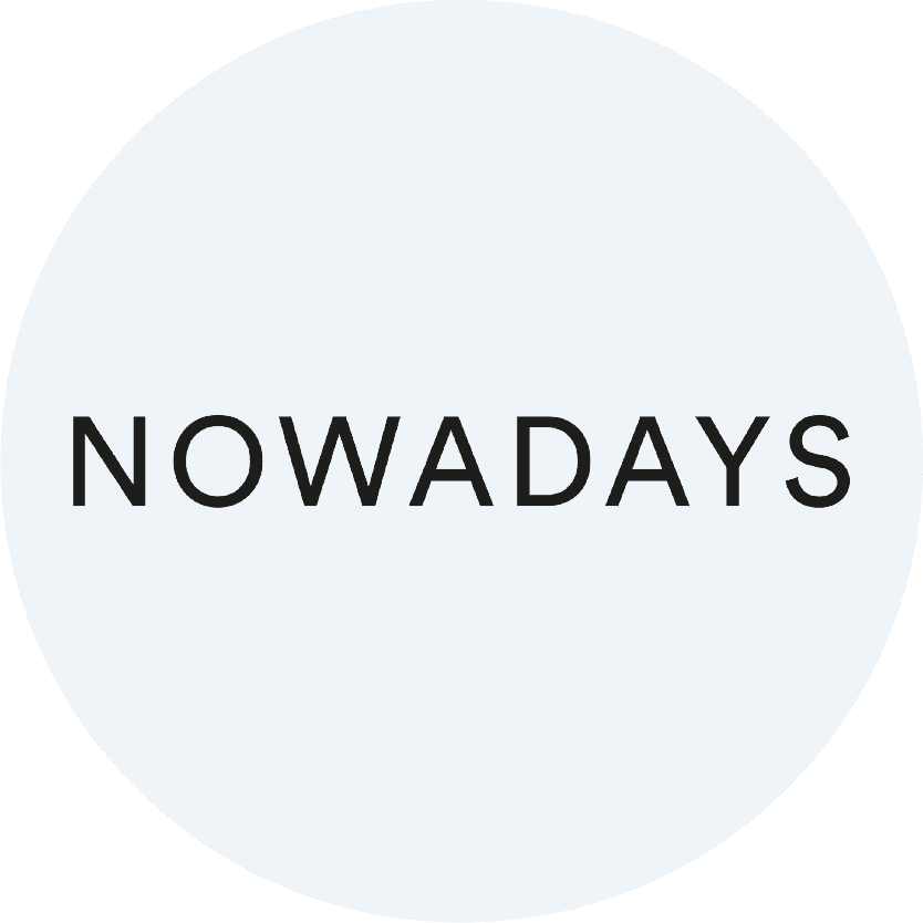 nowadays clothing logotype
