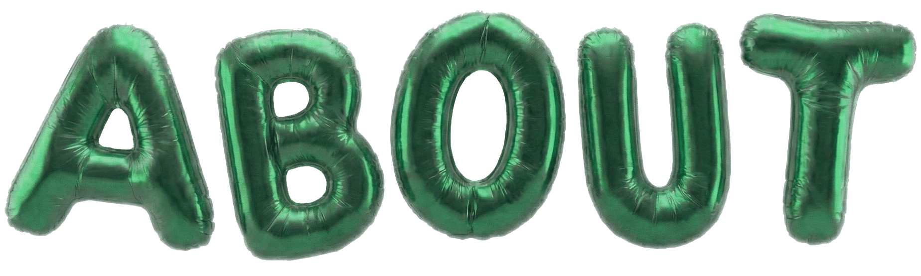 About in Balloon Letters