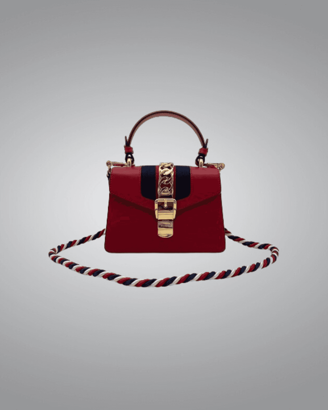 Gucci Mini Sylvie Bag in Red