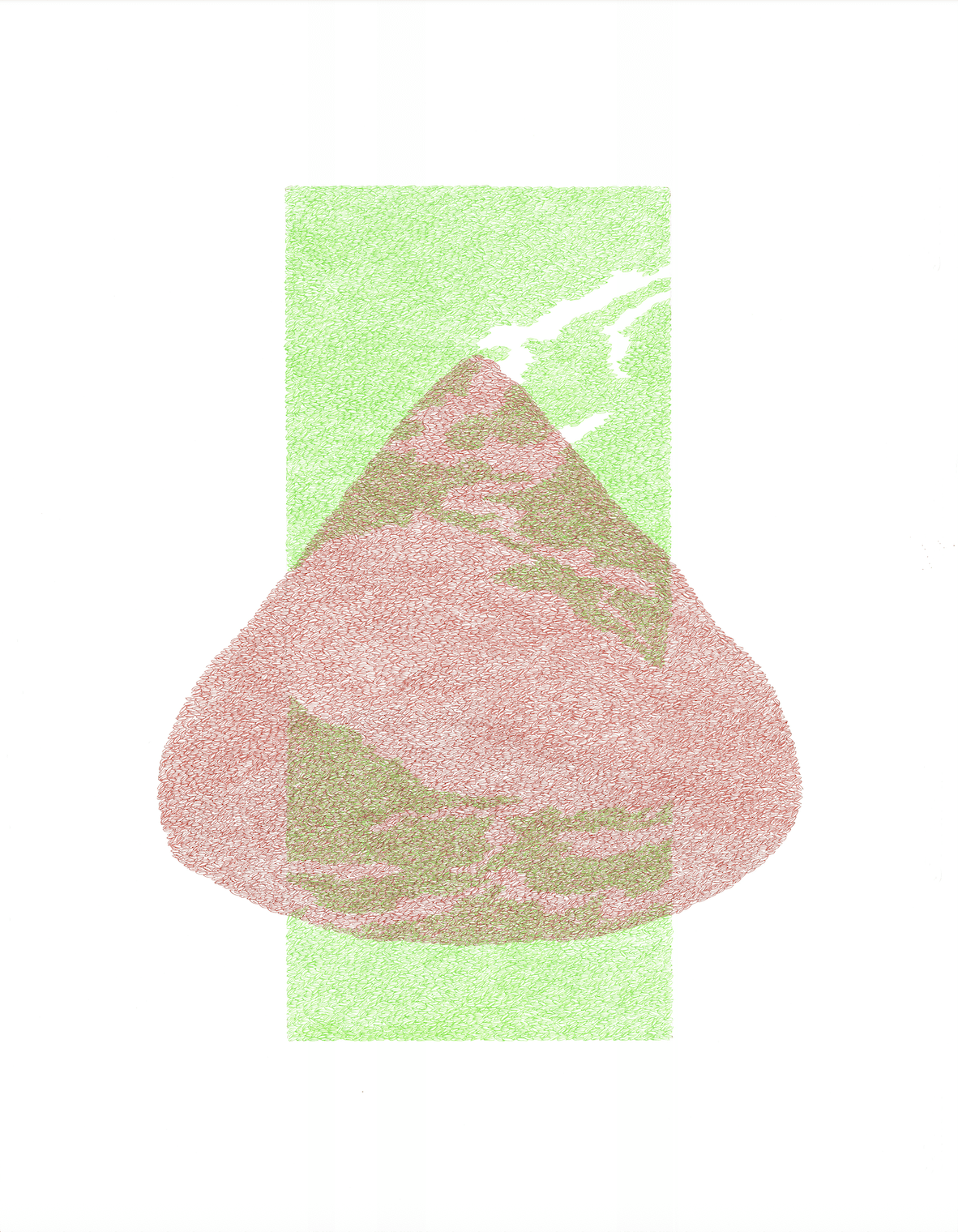 herd of sheep on road painting