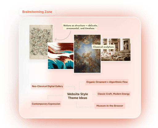 Color palette selection interface featuring "Rainbow," "Forid," "Vanilla," "Candy," "CyberPunk," and "Dazzling" options.