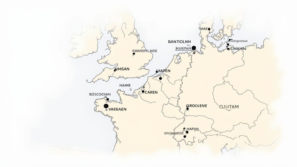 Eine Person hält einen professionell gestalteten Lebenslauf in der Hand, wobei ein sympathisches Porträtfoto zu sehen ist.