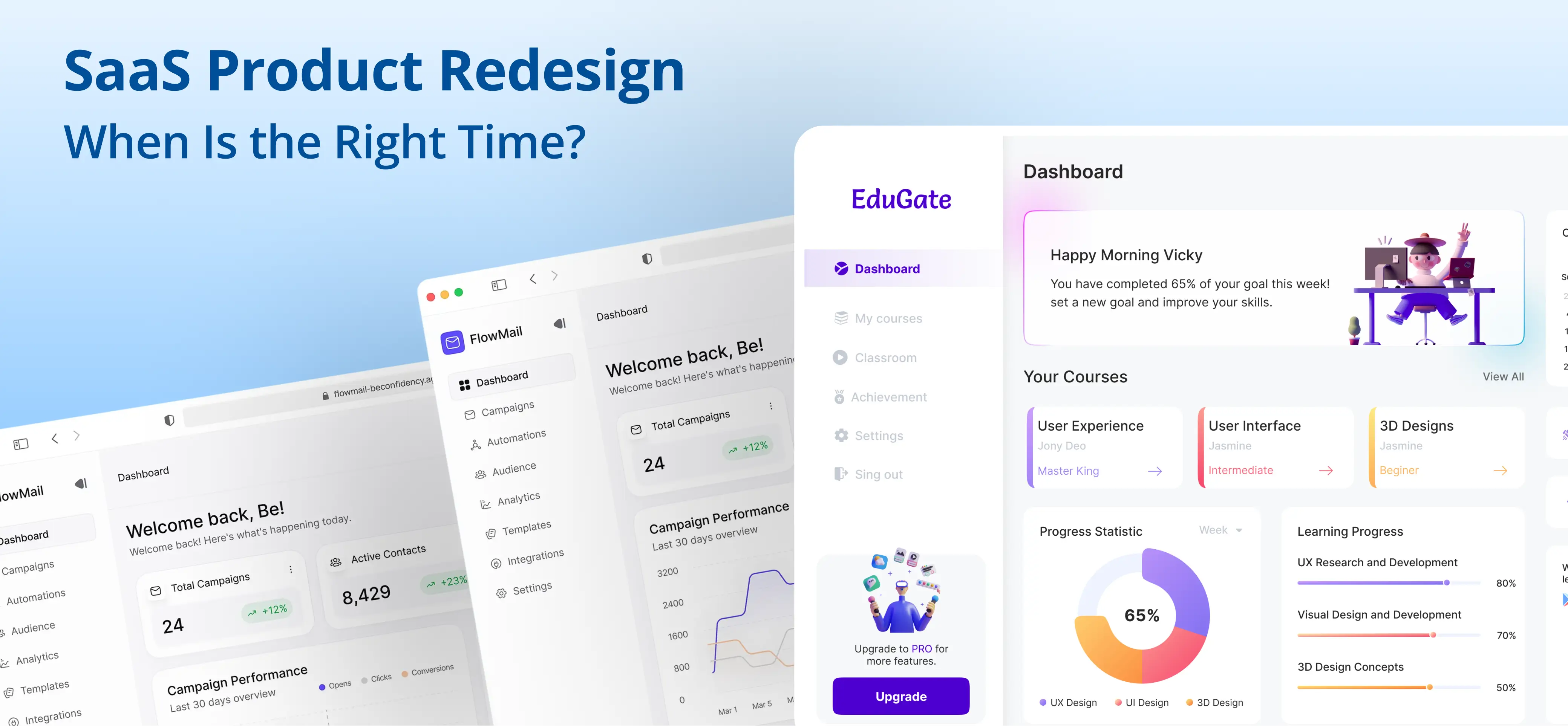 SaaS Product Redesign: When Is the Right Time?