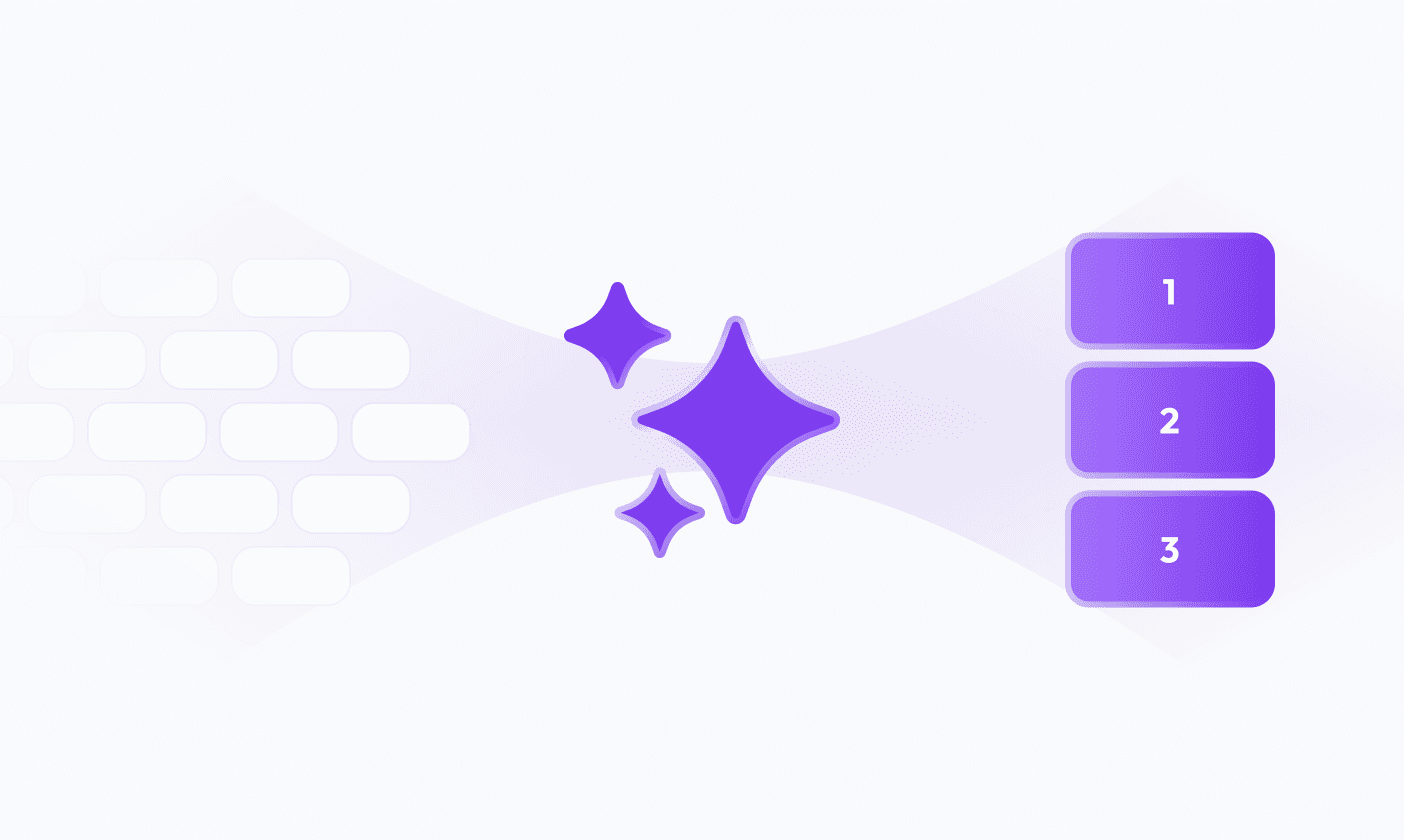 AI suggesting actions like "Optimize onboarding flow" and "Raise pricing tier" based on user data.