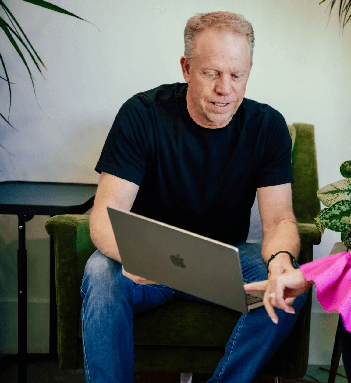 woman in black turtleneck shirt