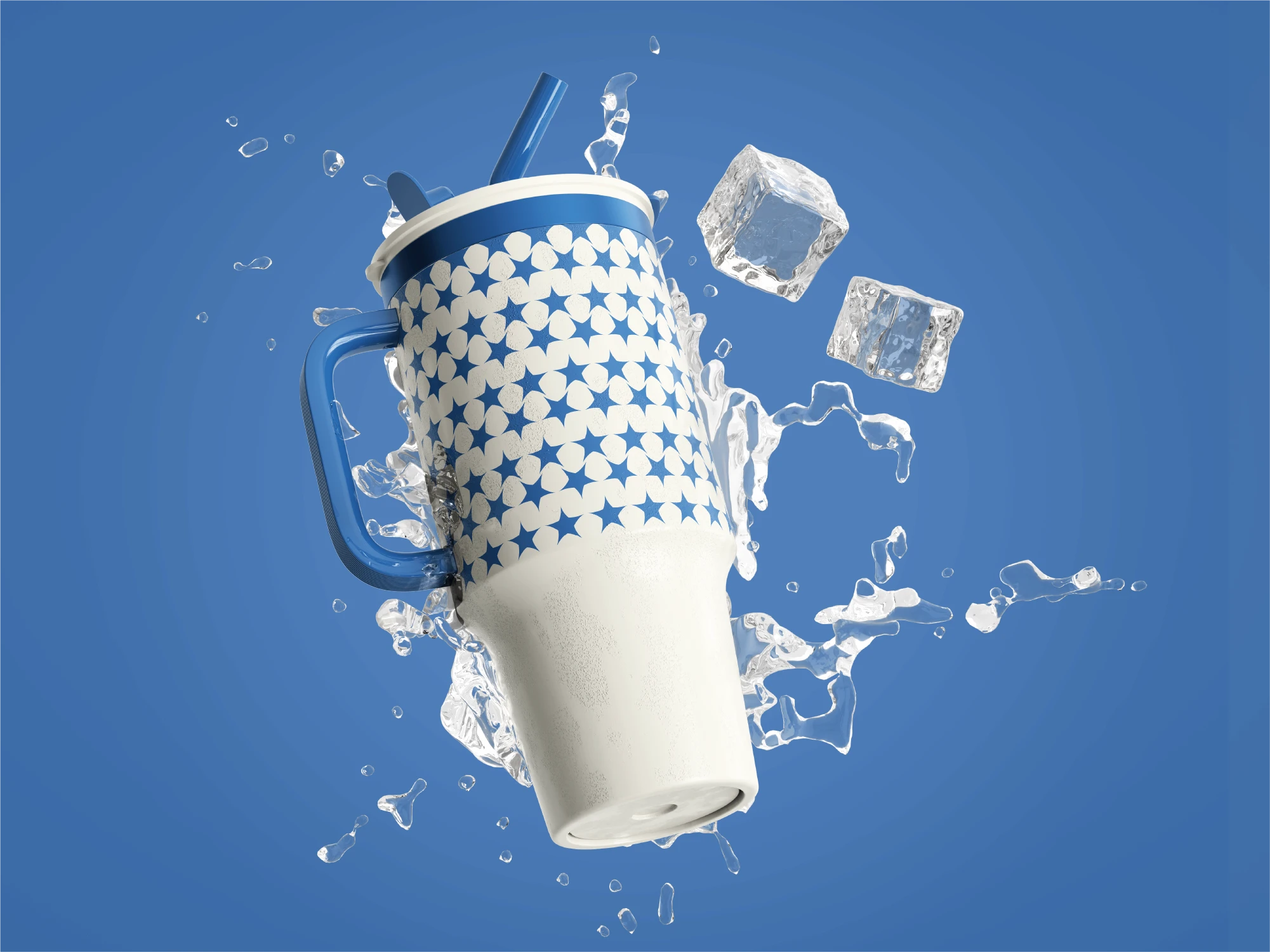 Grand star hellenic merch. Bottle with brand pattern