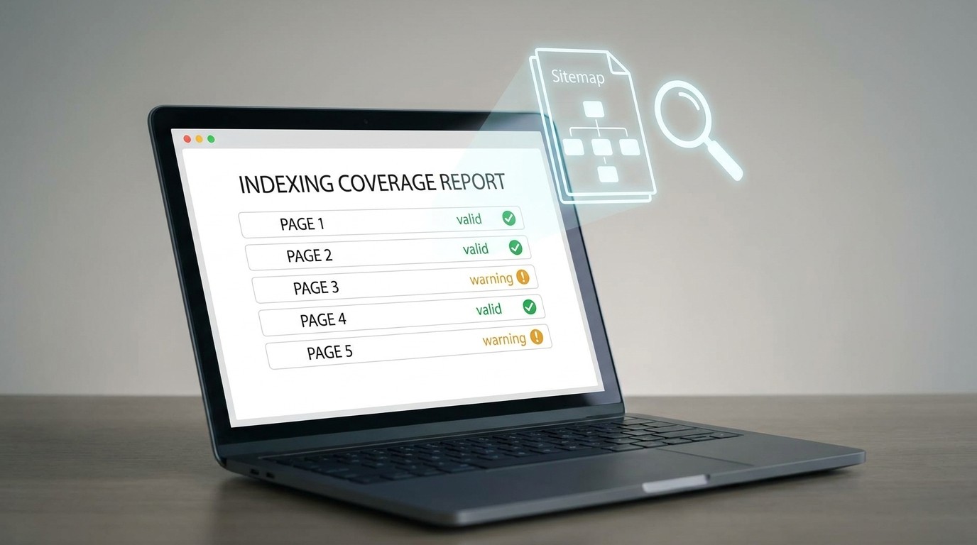 Indexierungsbericht der Google Search Console mit Statusübersicht der erfassten Seiten
