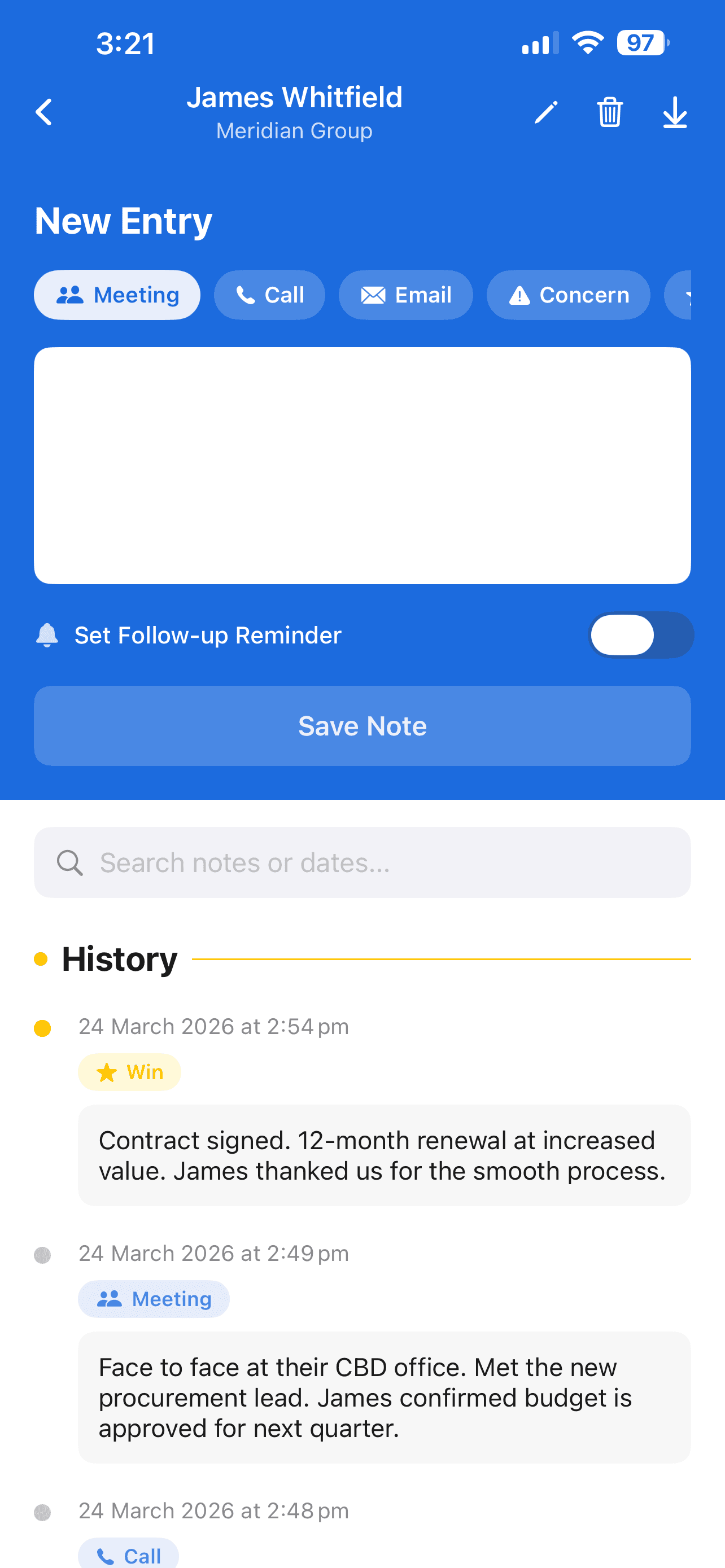 Cash up report with 3 tills including the till float, the til expected, the actual count and the variances between the 3 tills. Below the tills counts is a total physical count that results in a balanced till.